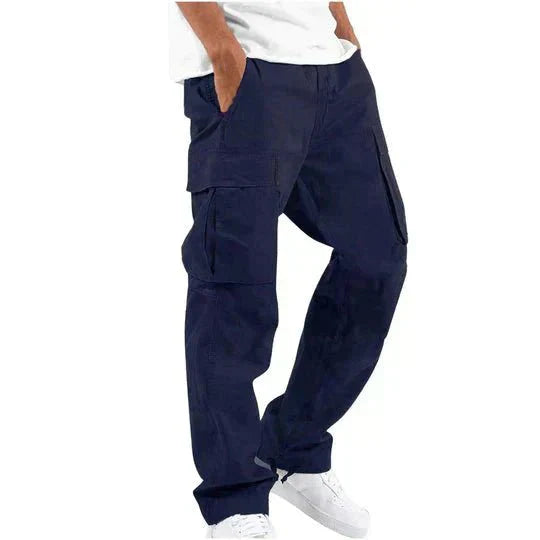 Pantaloni cargo Daan - Blu scuro - cargo pants - Concept Palermo