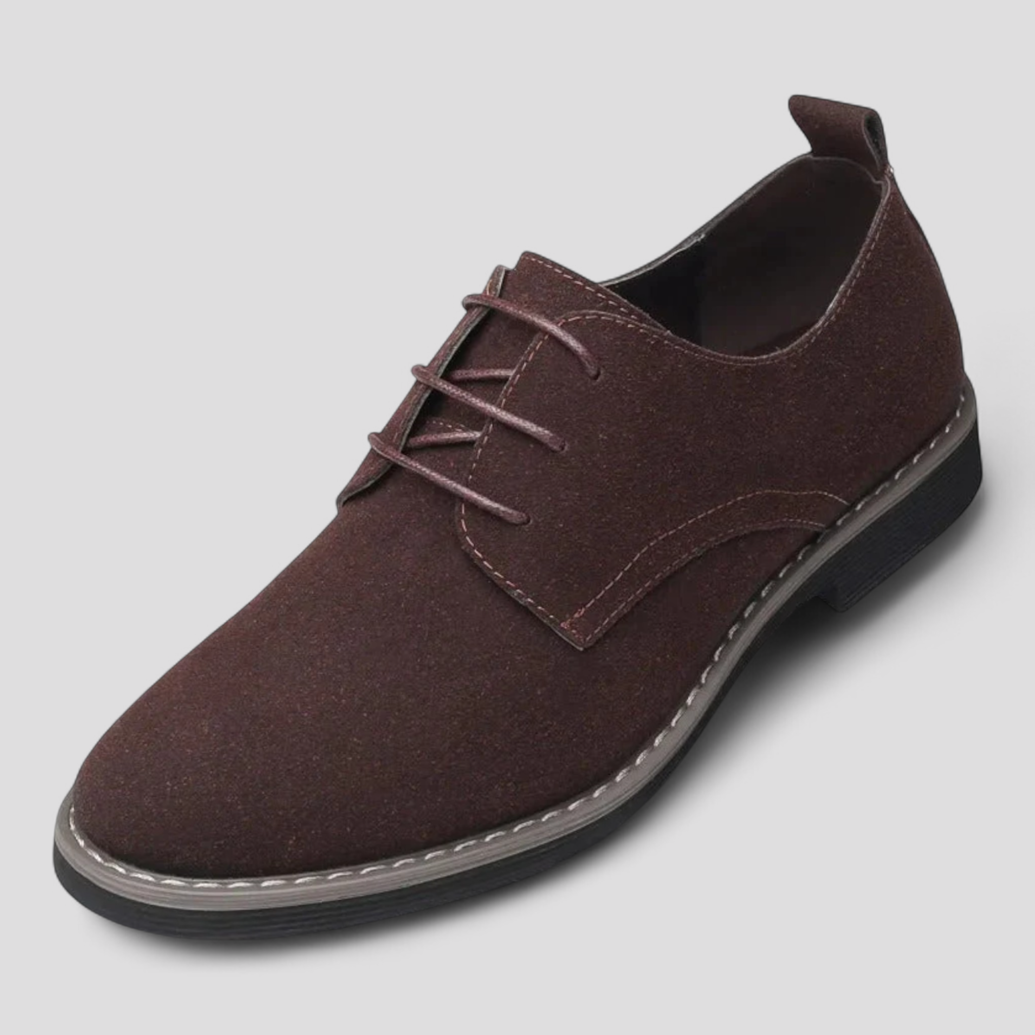 Filbert - Scarpe stringate da uomo in pelle scamosciata - Caffè - Men's Shoes - Concept Palermo