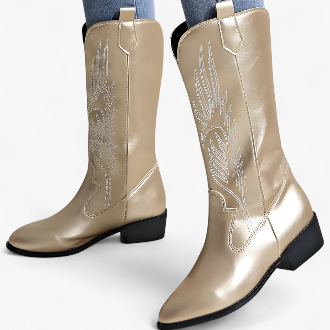 Rosana | Stivali da cowboy metallizzati - - Accessoires Dames Laarzen Schoenen - Concept Palermo