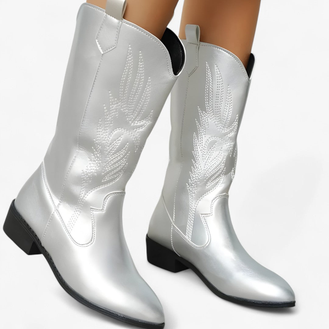 Rosana | Stivali da cowboy metallizzati - - Accessoires Dames Laarzen Schoenen - Concept Palermo