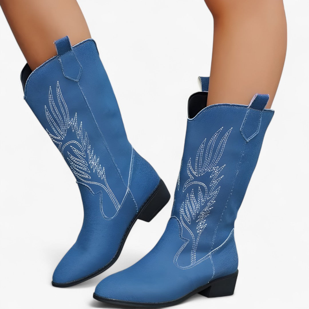 Rosana | Stivali da cowboy metallizzati - - Accessoires Dames Laarzen Schoenen - Concept Palermo