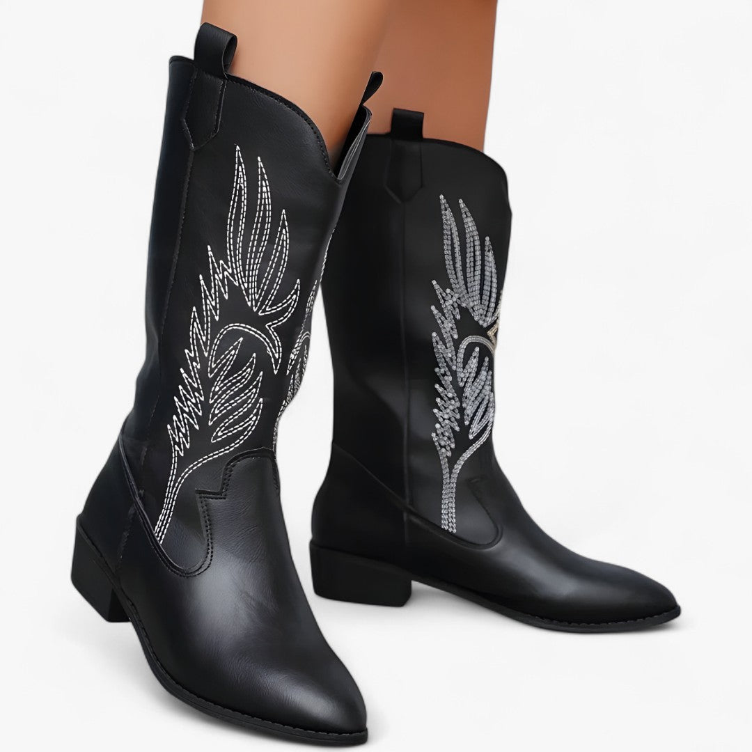 Rosana | Stivali da cowboy metallizzati - - Accessoires Dames Laarzen Schoenen - Concept Palermo