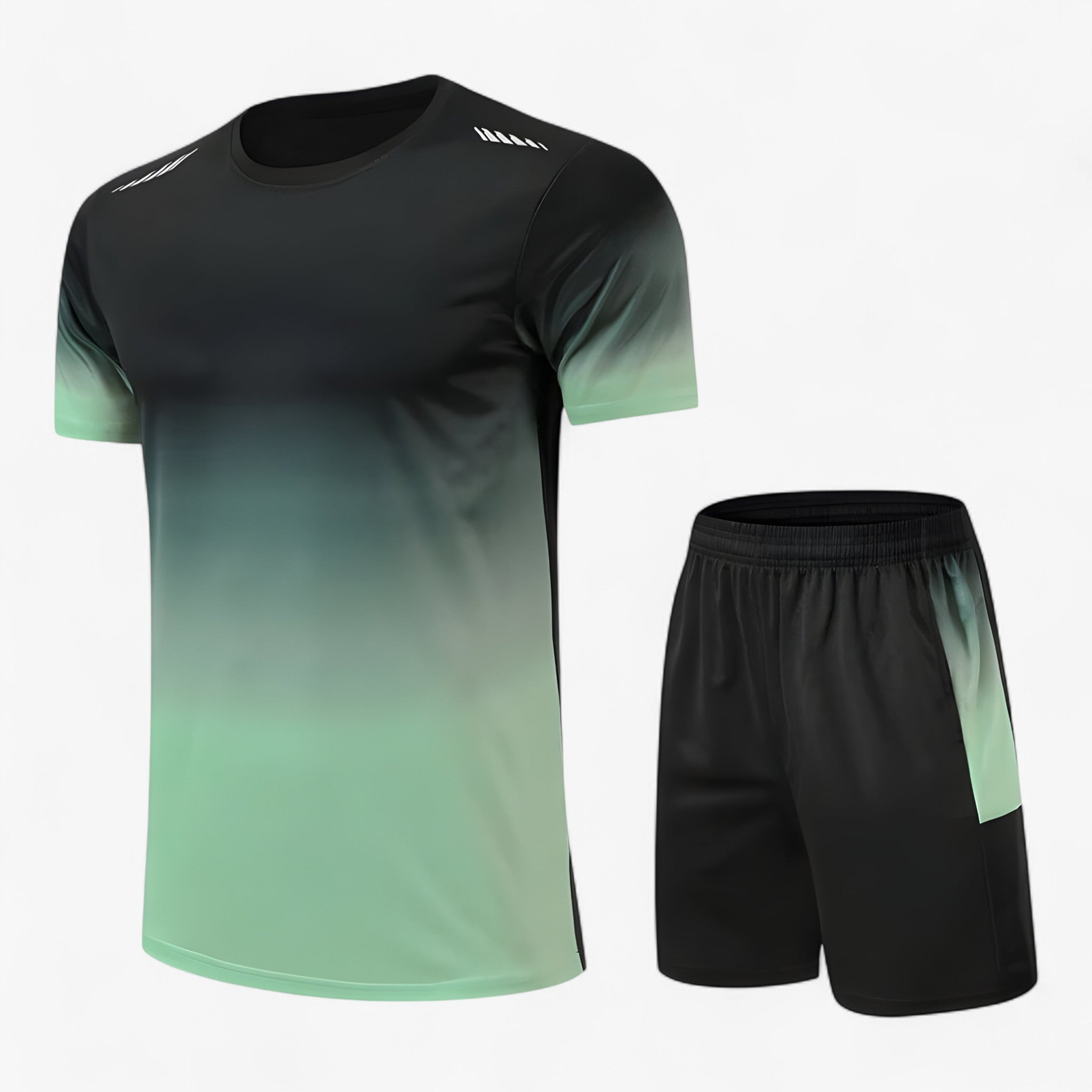Nico | Set Sportivo da Uomo – Libertà di Movimento, Stile Senza Sforzo - Groen - abbigliamento palestra activewear outfit da allenamento set sportivo uomo tuta sportiva uomo - Concept Palermo