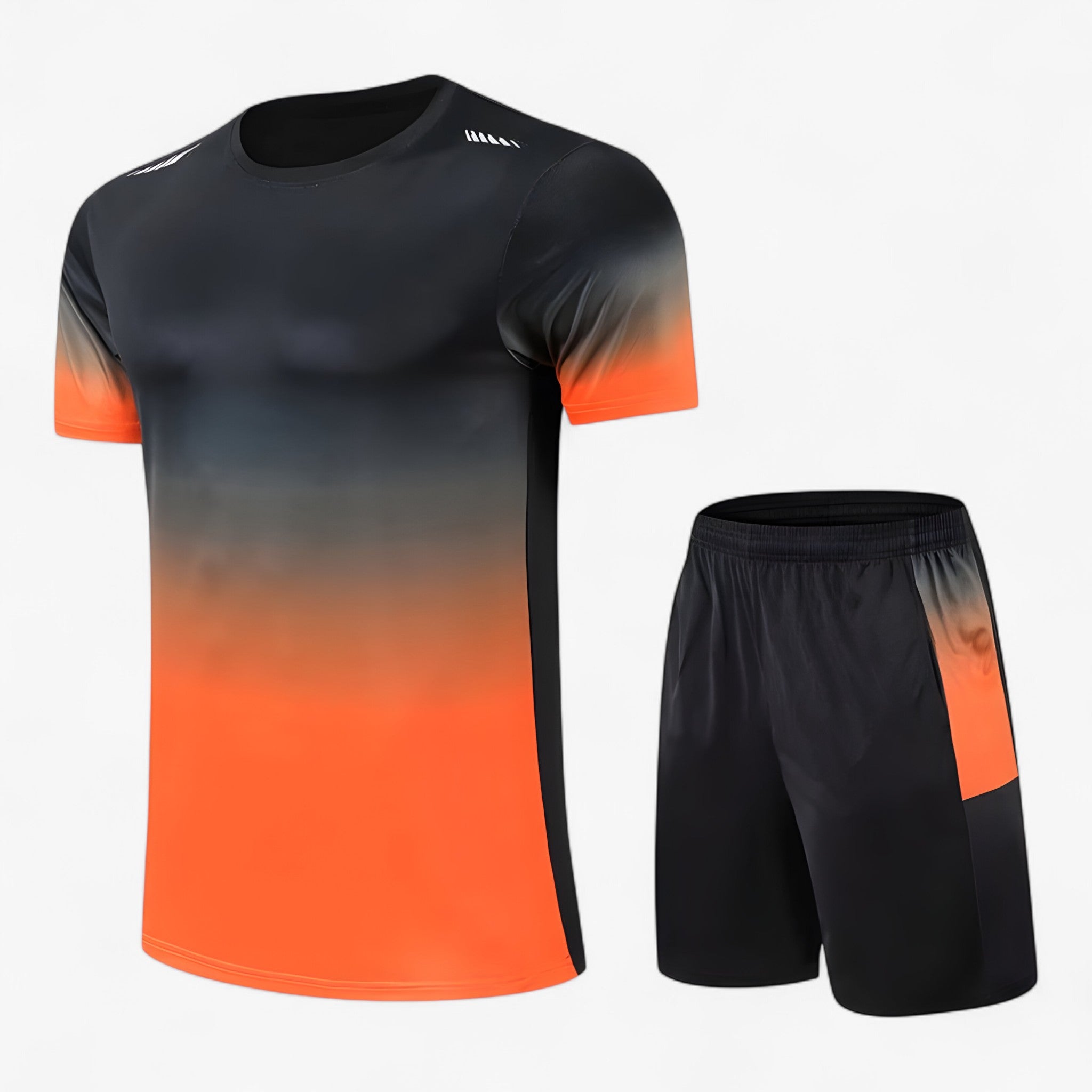 Nico | Set Sportivo da Uomo – Libertà di Movimento, Stile Senza Sforzo - Oranje - abbigliamento palestra activewear outfit da allenamento set sportivo uomo tuta sportiva uomo - Concept Palermo