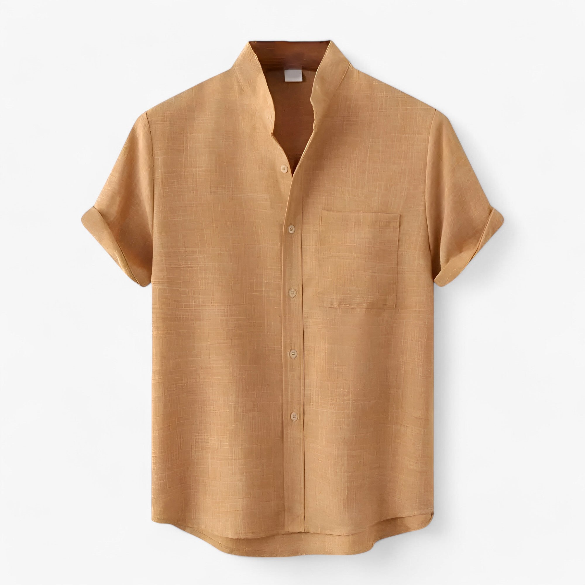 Leandro | Camicia Elegante per Uomo - Arancione - D046 - Concept Palermo