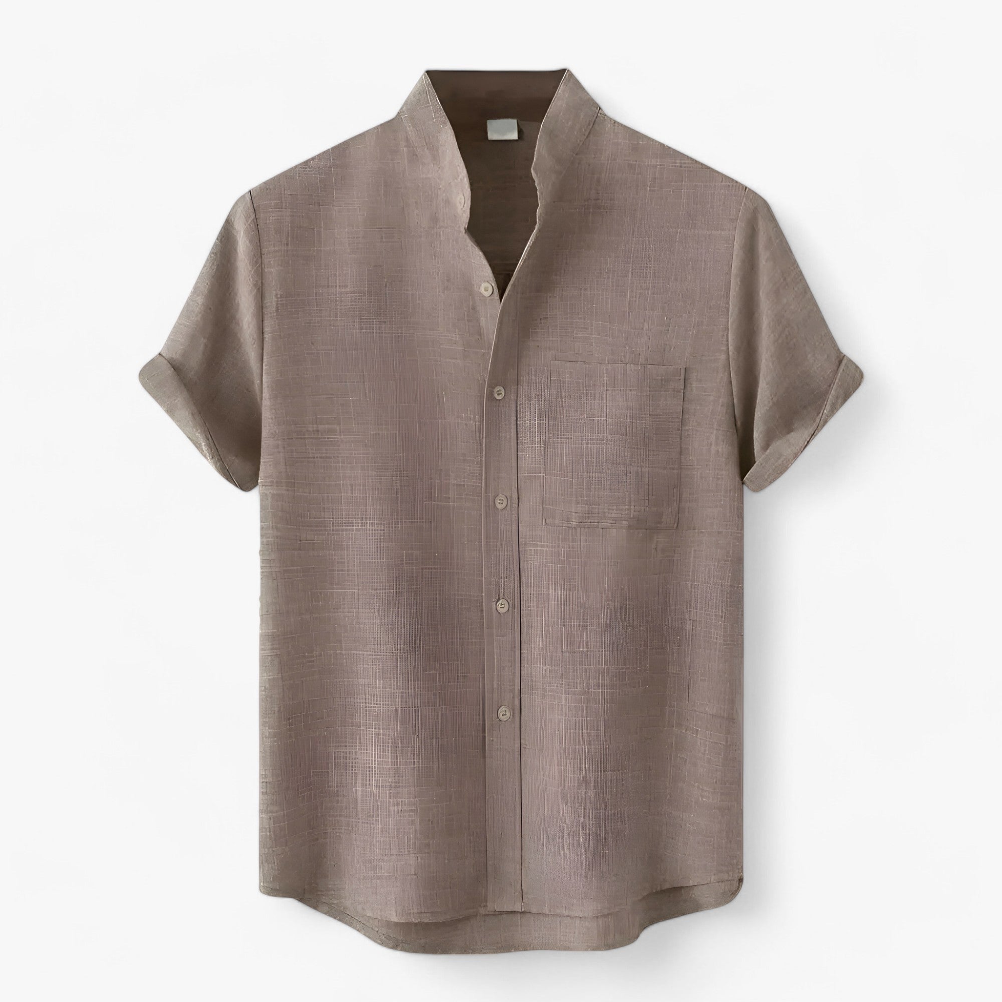 Leandro | Camicia Elegante per Uomo - Marrone - D046 - Concept Palermo