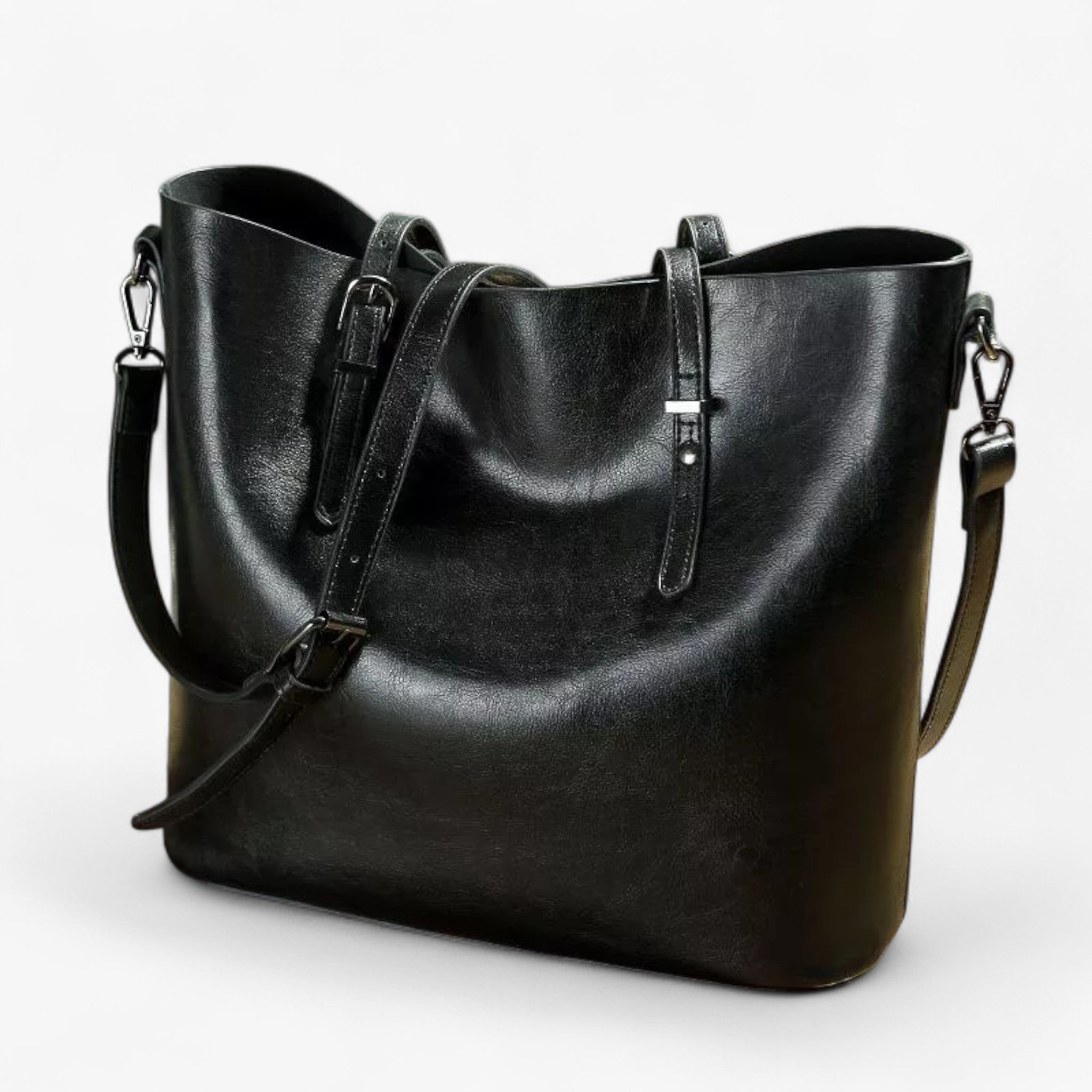 Borsa a tracolla Camel - Nero - handbags Handbags Women Women's handbags - Concept Palermo