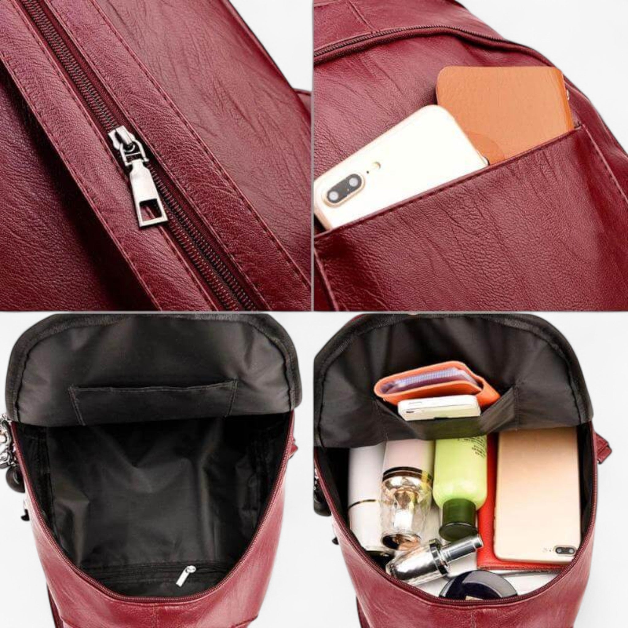 Veala | Zaino in pelle elegante e chic - - Backpacks women's backpack - Concept Palermo