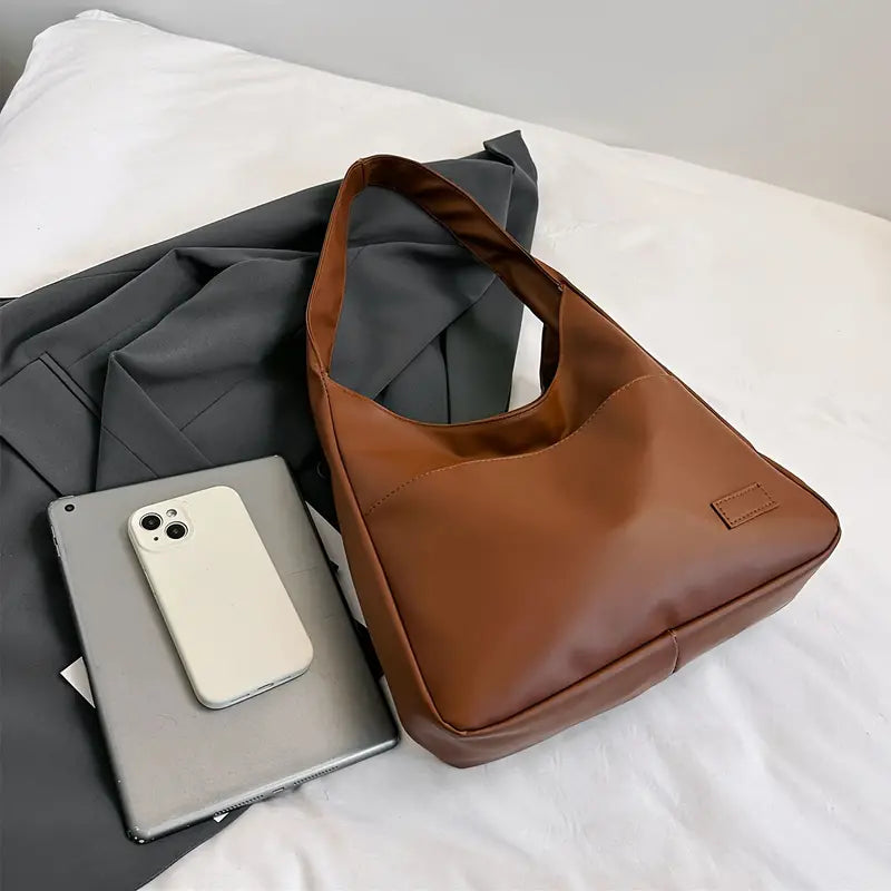 Borsa Hobo in pelle vegana Maya stilosa per donne attente alle tendenze - - Leather Bag - Concept Palermo