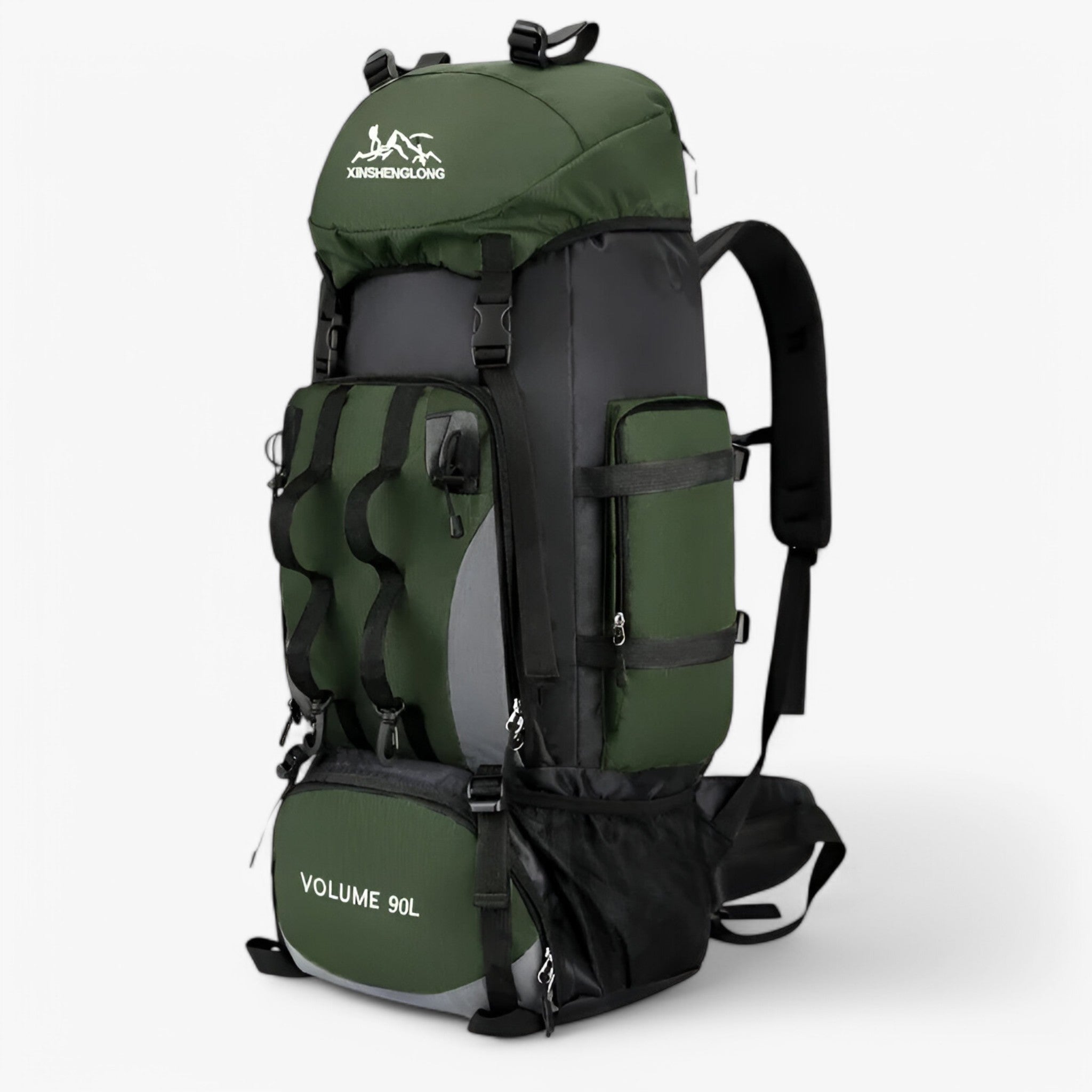 Zaino Impermeabile per Escursioni e Campeggio - Verde - Backpacks hiking backpacks - Concept Palermo