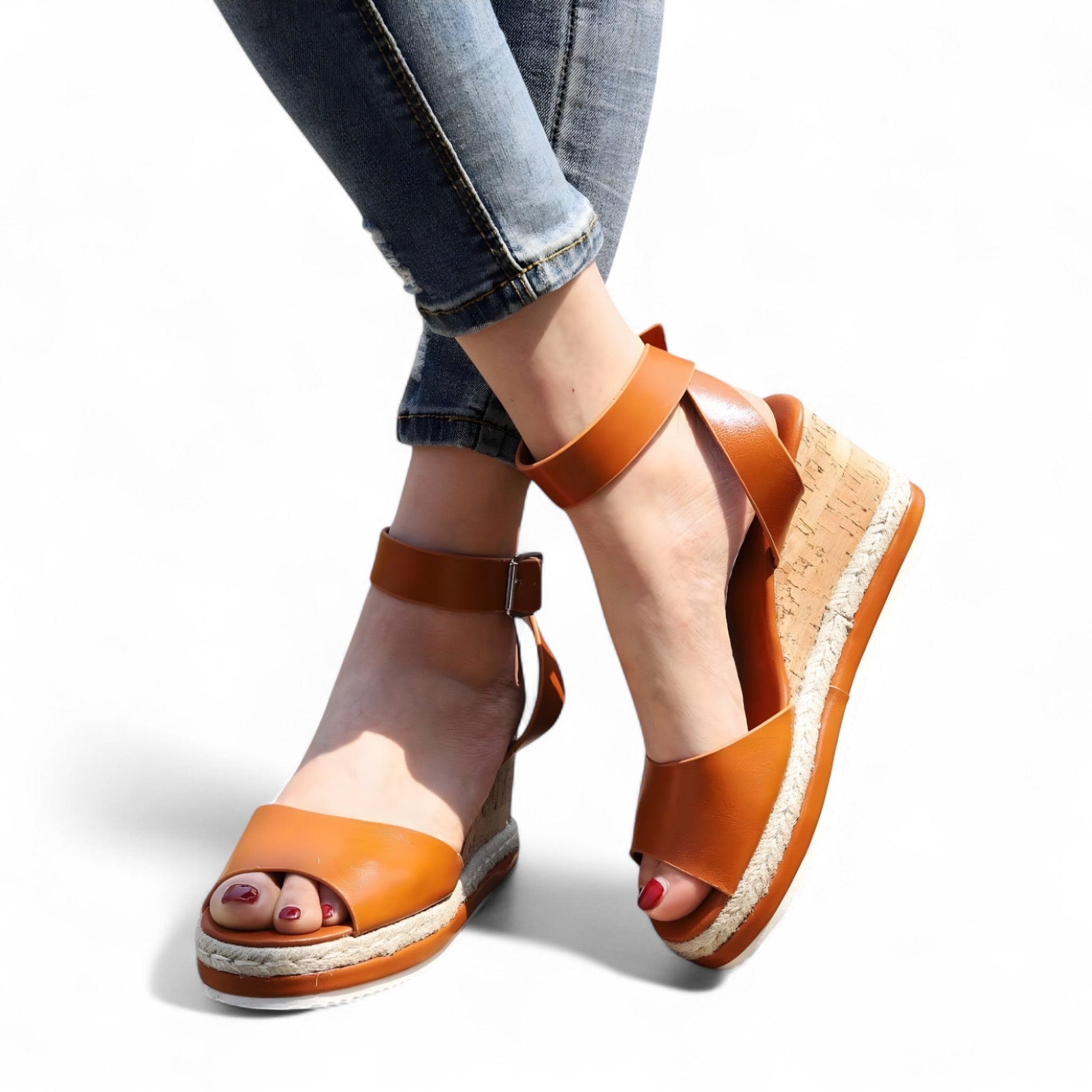 Elaina | Sandali con zeppa – alla moda e confortevoli