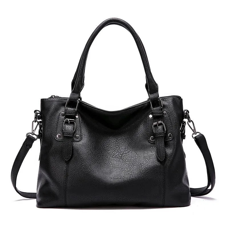Nouk™ | Borsa a tracolla in pelle chic - Nero - Bags handbags women bags - Concept Palermo