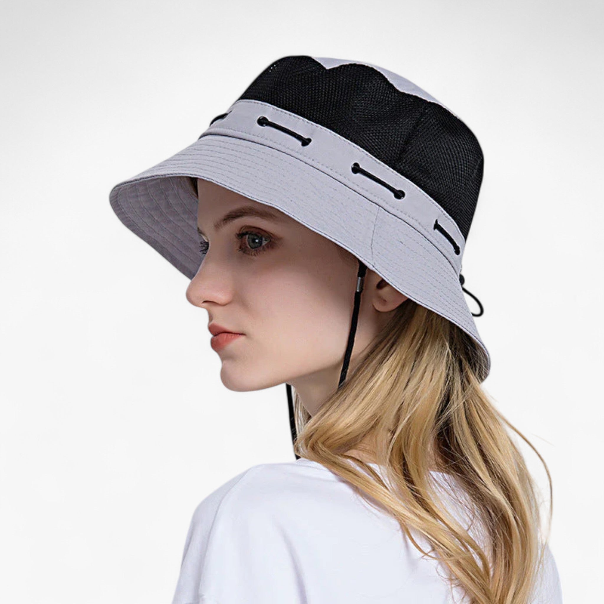 Veala | Cappello da sole traspirante - Grigio - bucket hats hats - Concept Palermo