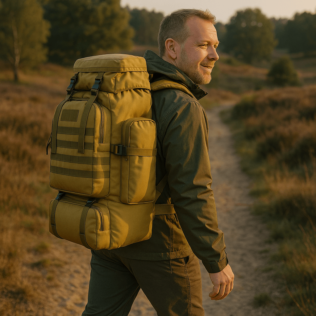 Grande Zaino Tattico 80L/100L – Resistente all'acqua e durevole - - Backpacks hiking backpacks - Concept Palermo