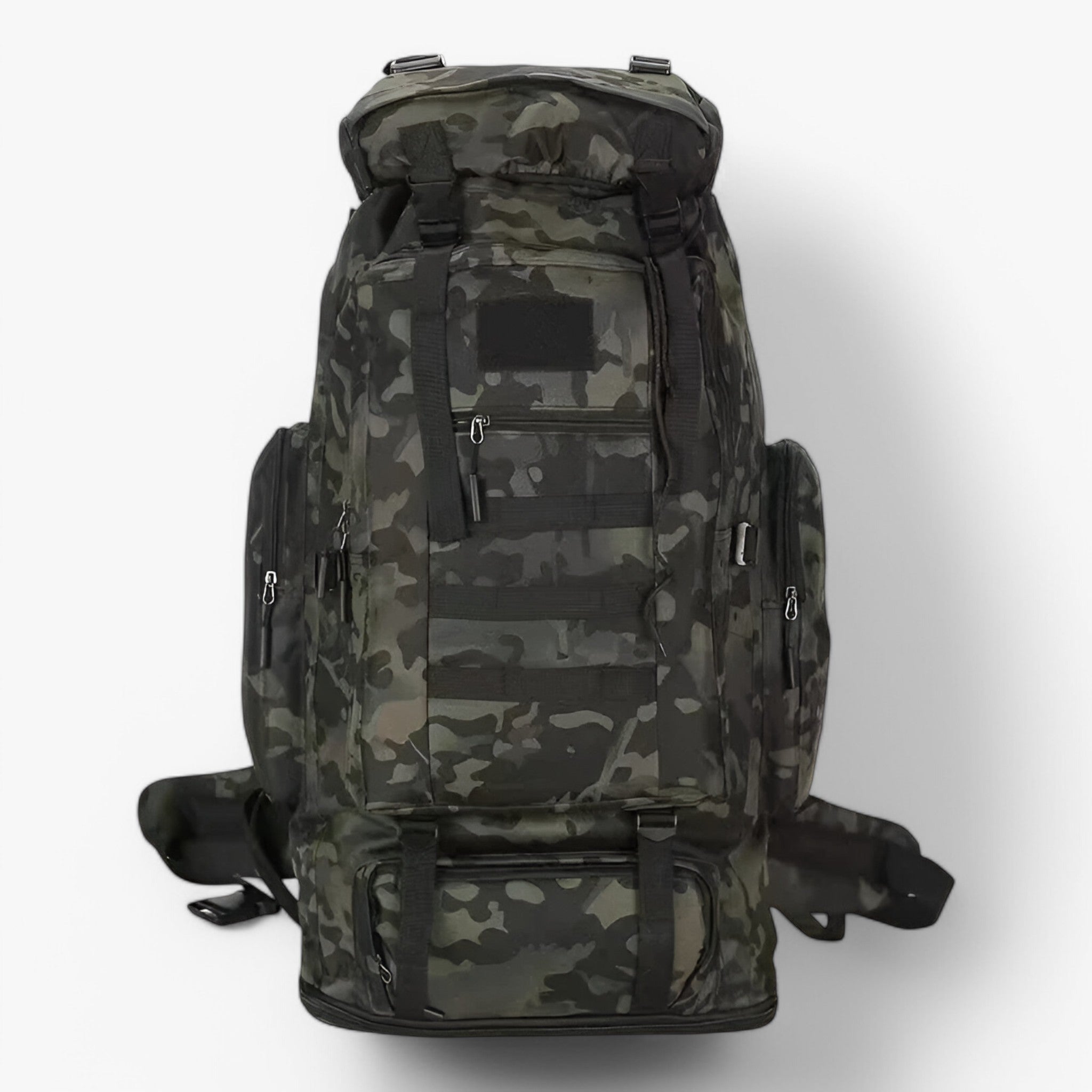 Grande Zaino Tattico 80L/100L – Resistente all'acqua e durevole - Mimetico nero - Backpacks hiking backpacks - Concept Palermo