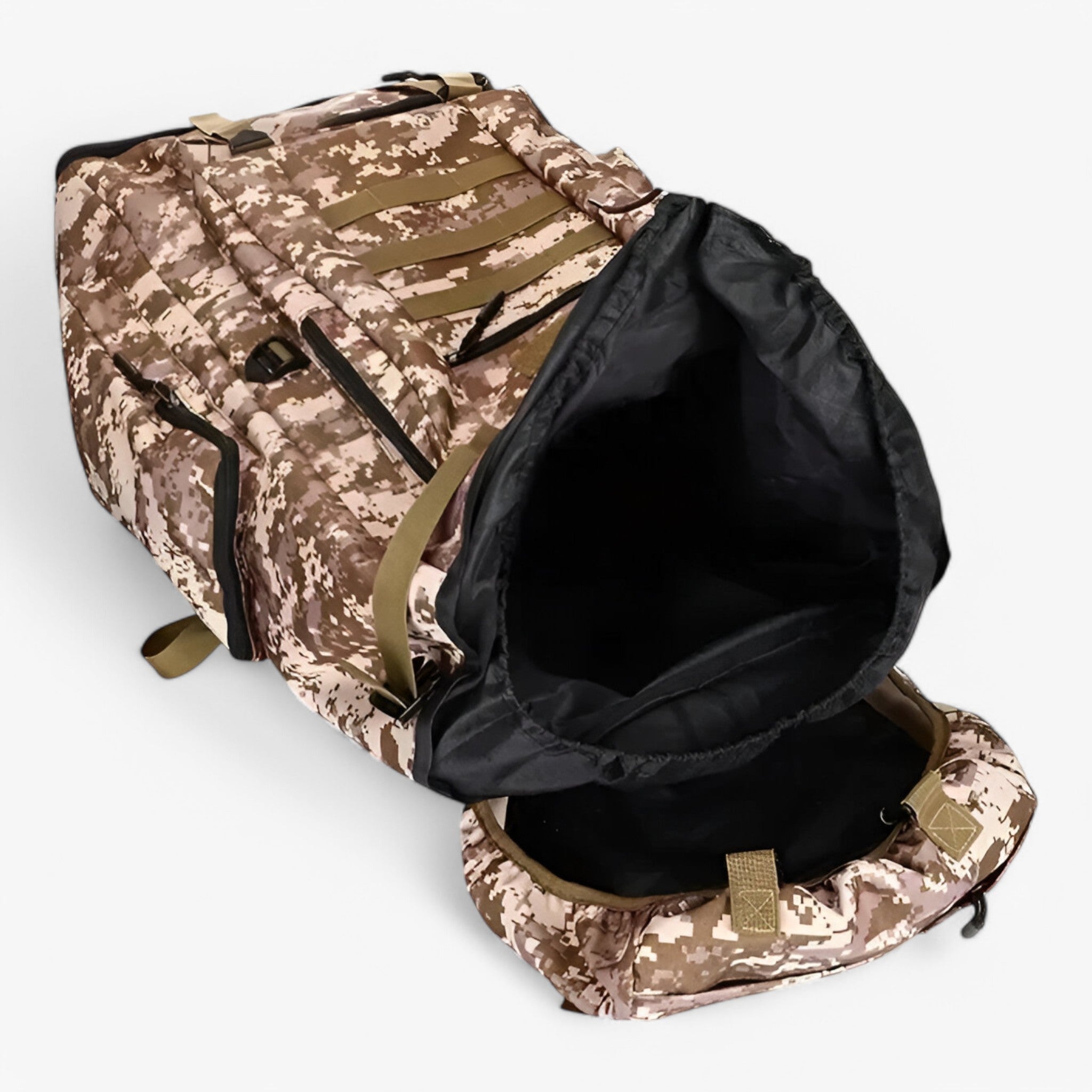 Grande Zaino Tattico 80L/100L – Resistente all'acqua e durevole - - Backpacks hiking backpacks - Concept Palermo