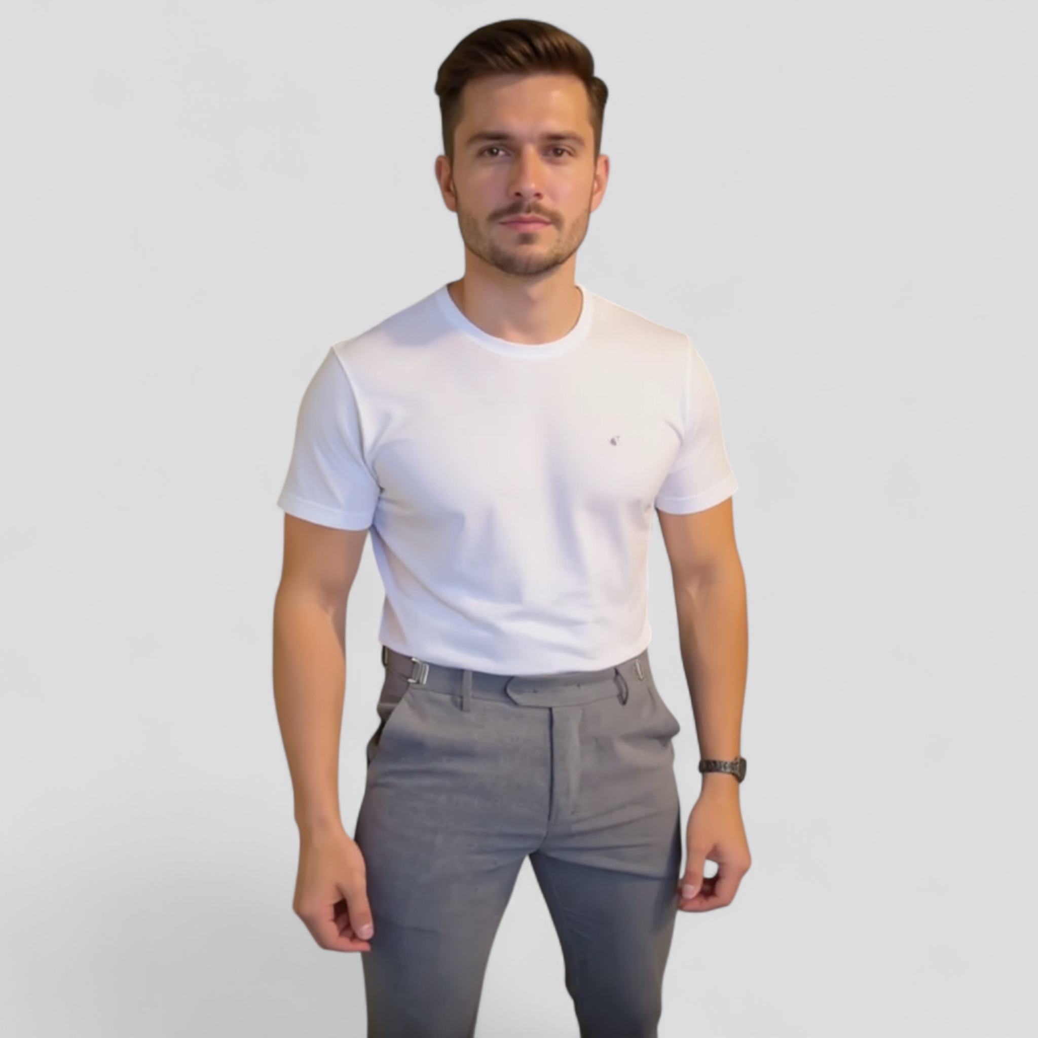 Piero | Pantaloni Uomo Slim Fit con Vita Elastica - - pantaloni casual pantaloni comfort pantaloni elastici pantaloni eleganti uomo pantaloni moda uomo pantaloni slim fit pantaloni traspiranti pantaloni versatili - Concept Palermo