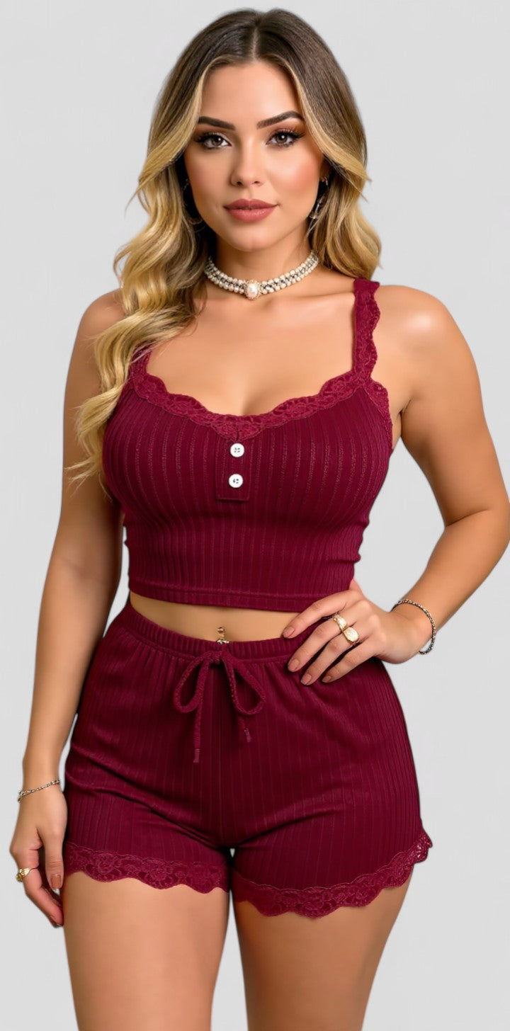 Aneth | Pigiama Donna Estivo Comodo e Elegante - - abbigliamento notte pigiama comodo pigiama cotone pigiama donna pigiama elegante pigiama estate pigiama traspirante pijamas donna set pigiama estivo sleepwear estivo - Concept Palermo