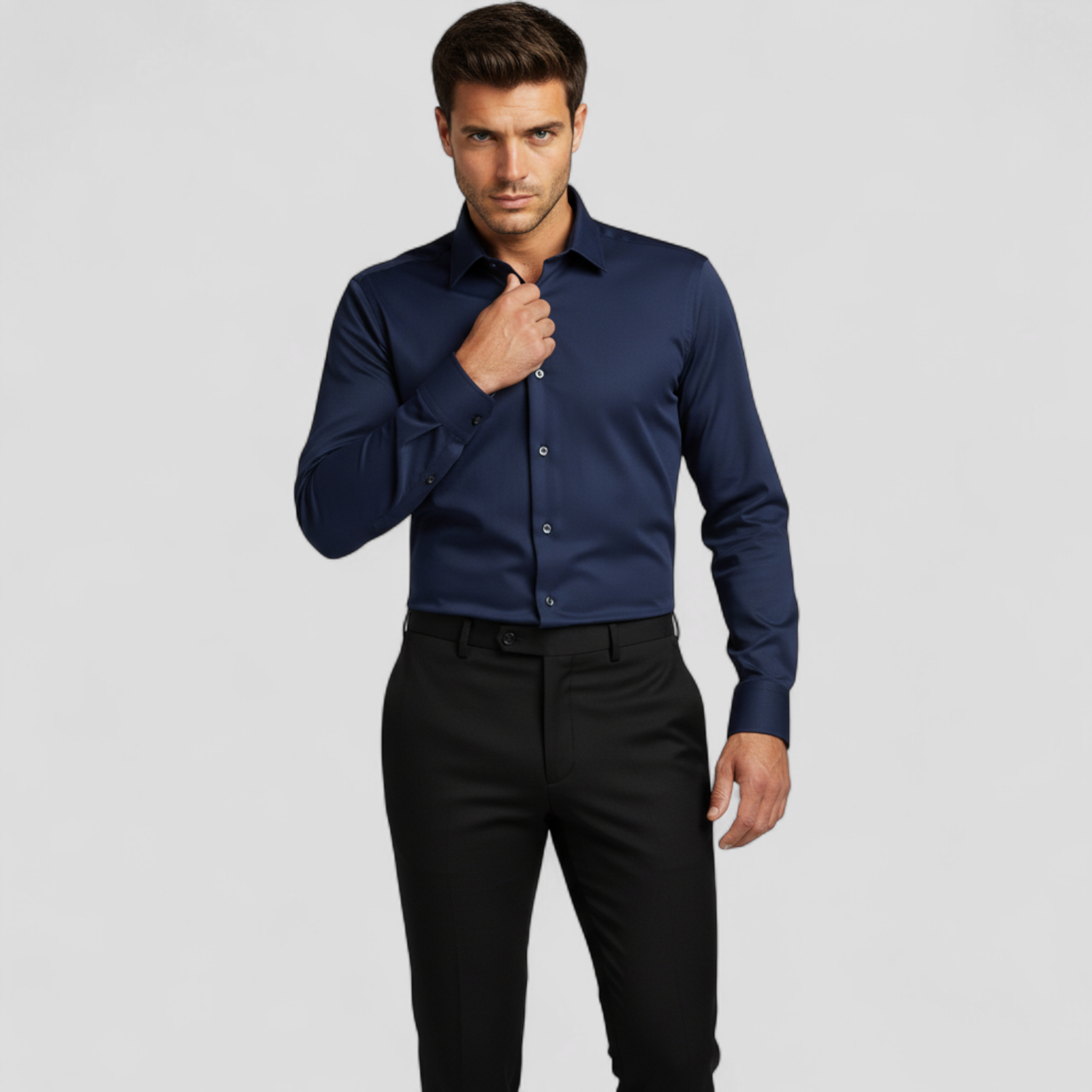 Thomas | Camicia da ufficio flessibile: linee pulite con flessibilità integrata - - 10/6/2024 clothing tshirts - Concept Palermo