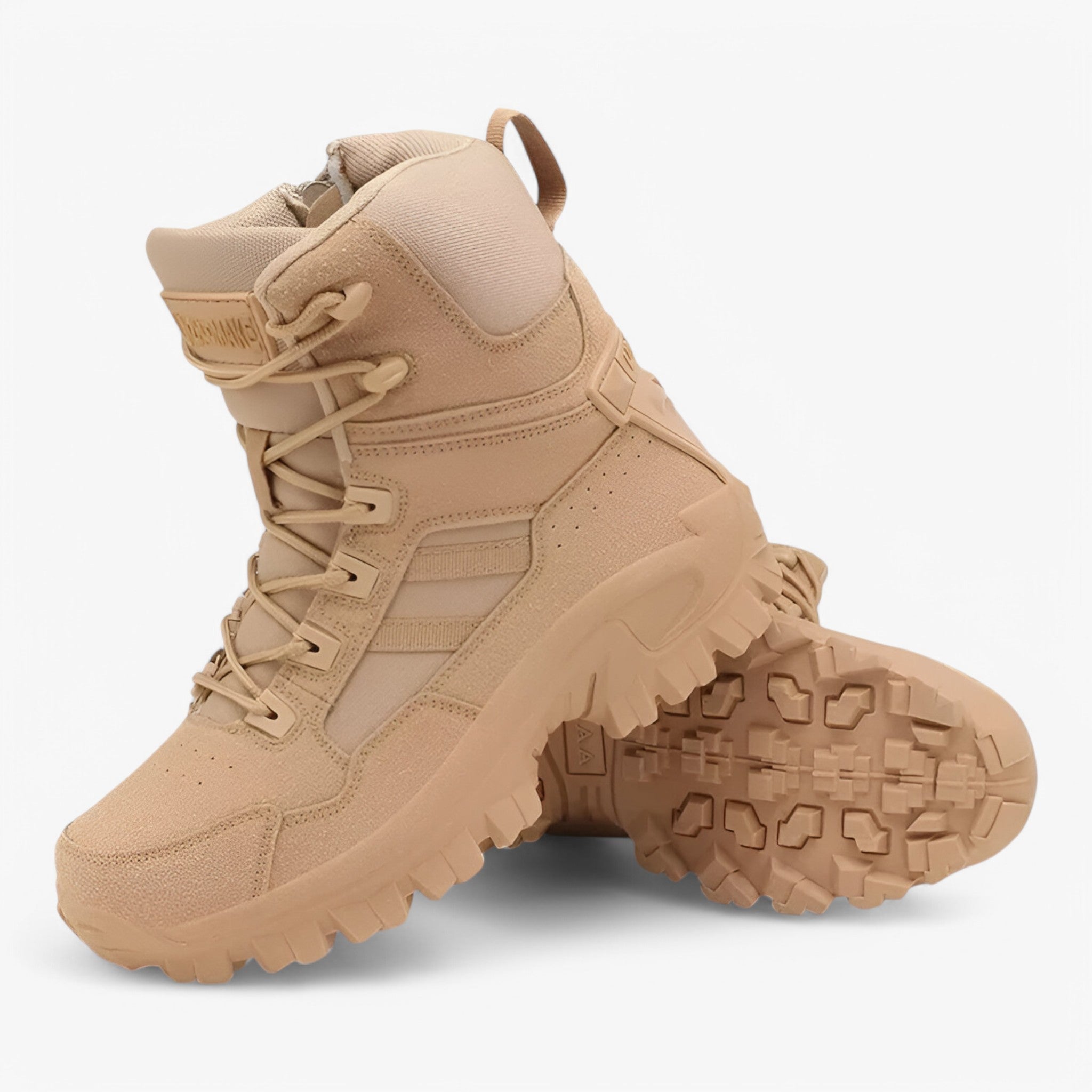 Scarpe da passeggio tattiche da uomo – Ammortizzate, antiscivolo e traspiranti - Bruin - ademende schoenen antislip wandelschoenen buiten trekking schoenen duurzame outdoor schoenen kampeer schoenen lichte wandelschoenen schokabsorberende schoenen tactische wandelschoenen versterkte enkelsteun winter wandelschoenen - Concept Palermo