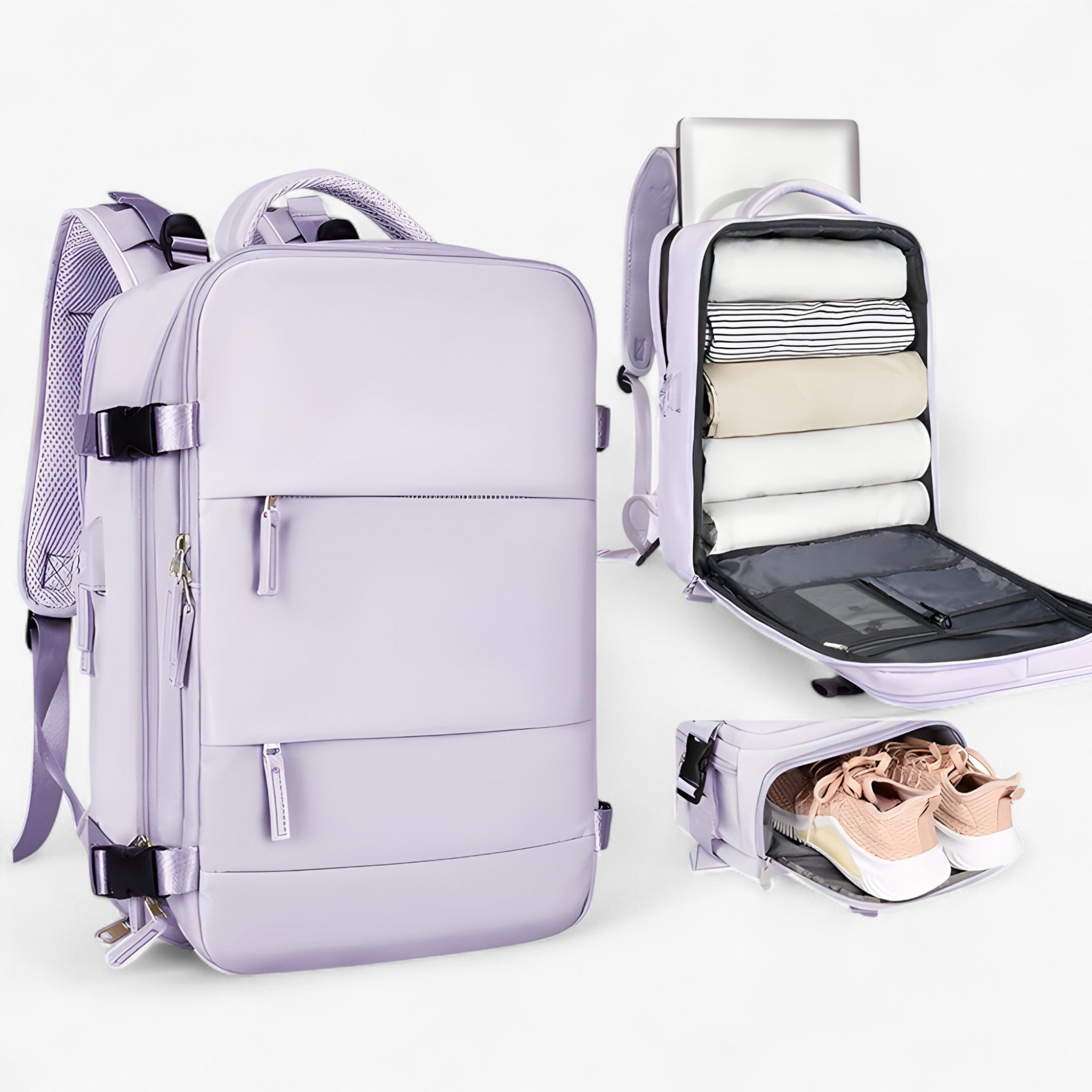 Matt | Zaino Journey™ - Viola - Backpack Backpacks laptop backpack outdoor backpack travel backpacks - Concept Palermo
