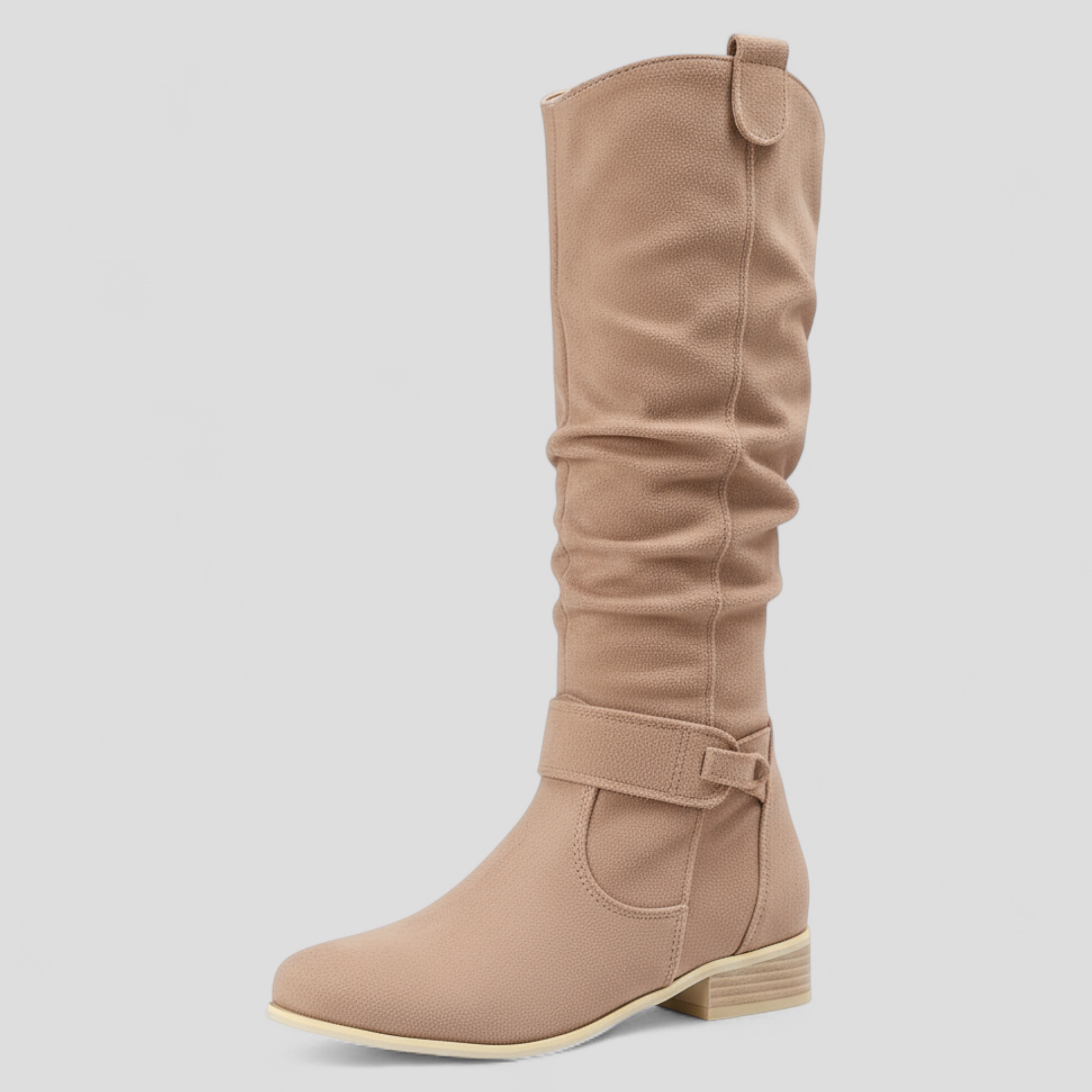 Jianna | Stivaletti in pelle scamosciata - Beige - 1012402 1itemsoldjan16th boots-ai Damesmode female-ai footwear-ai Shoes spring Tuckhub velori oslo20241009 Winter Women - Concept Palermo