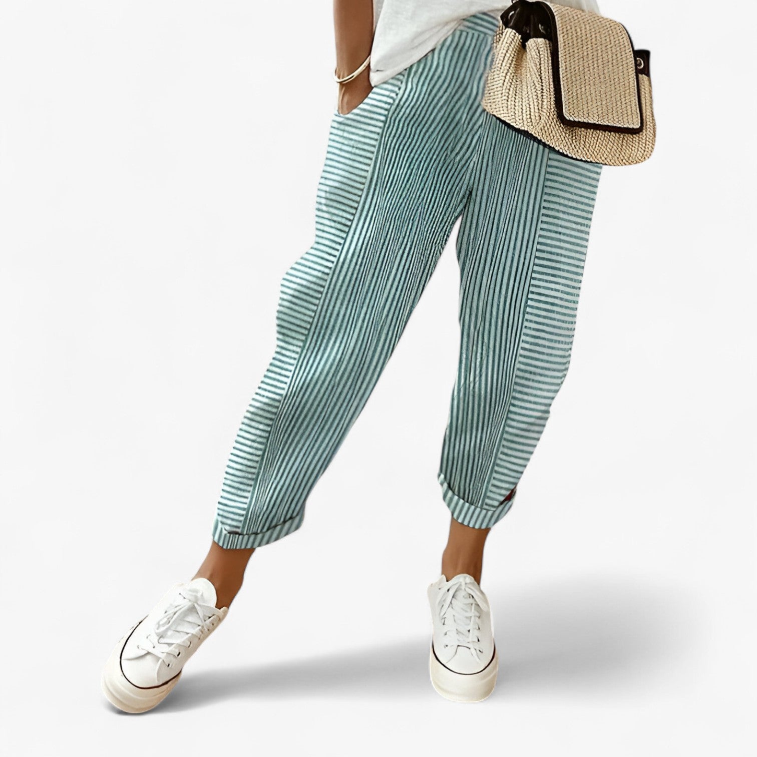 Quinnie | Somrig Klänning – Flödande Stil för Varma Dagar - Verde - - Concept Palermo