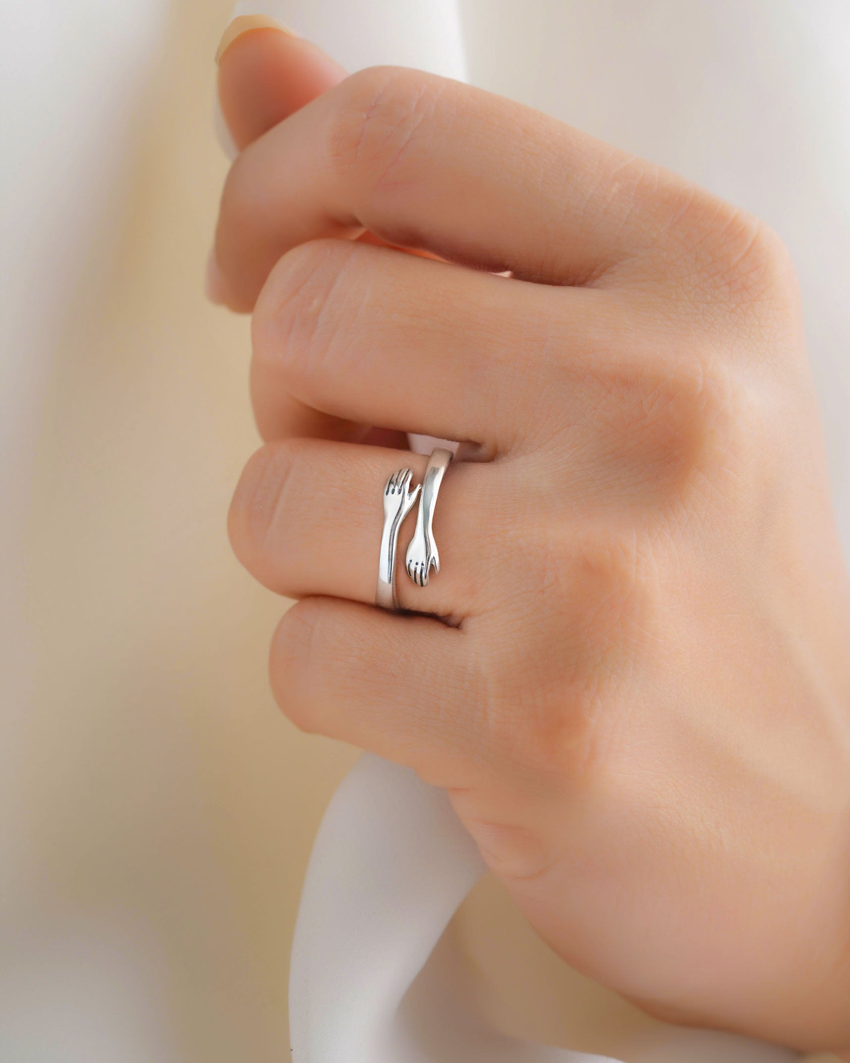 Anello abbraccio - - Ring women ring - Concept Palermo