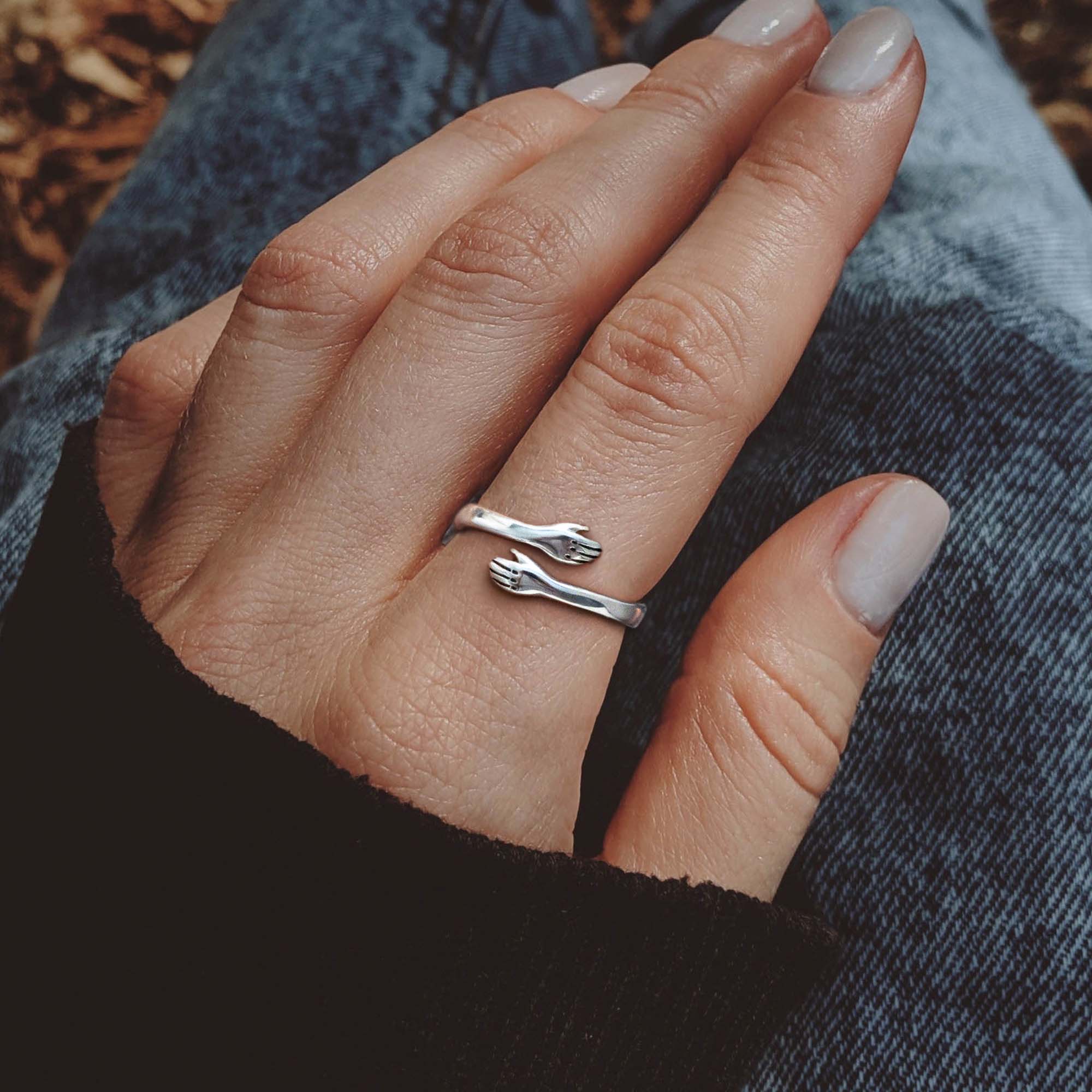 Anello abbraccio - - Ring women ring - Concept Palermo