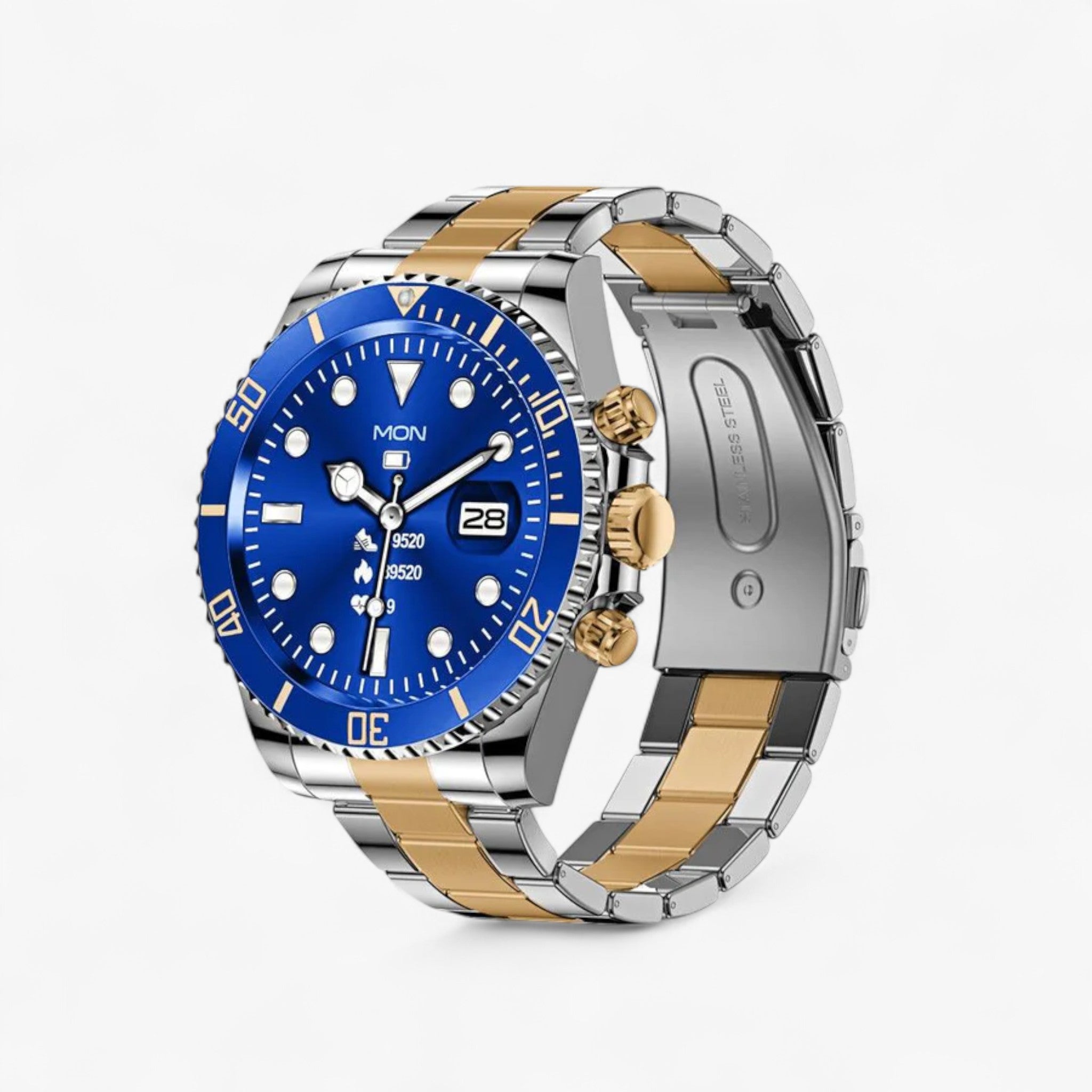 Hulk™ Smartwatch - Elegante con Monitoraggio del Frequenza Cardiaca - Blu Oro - Smart Watches watches wistwatches - Concept Palermo