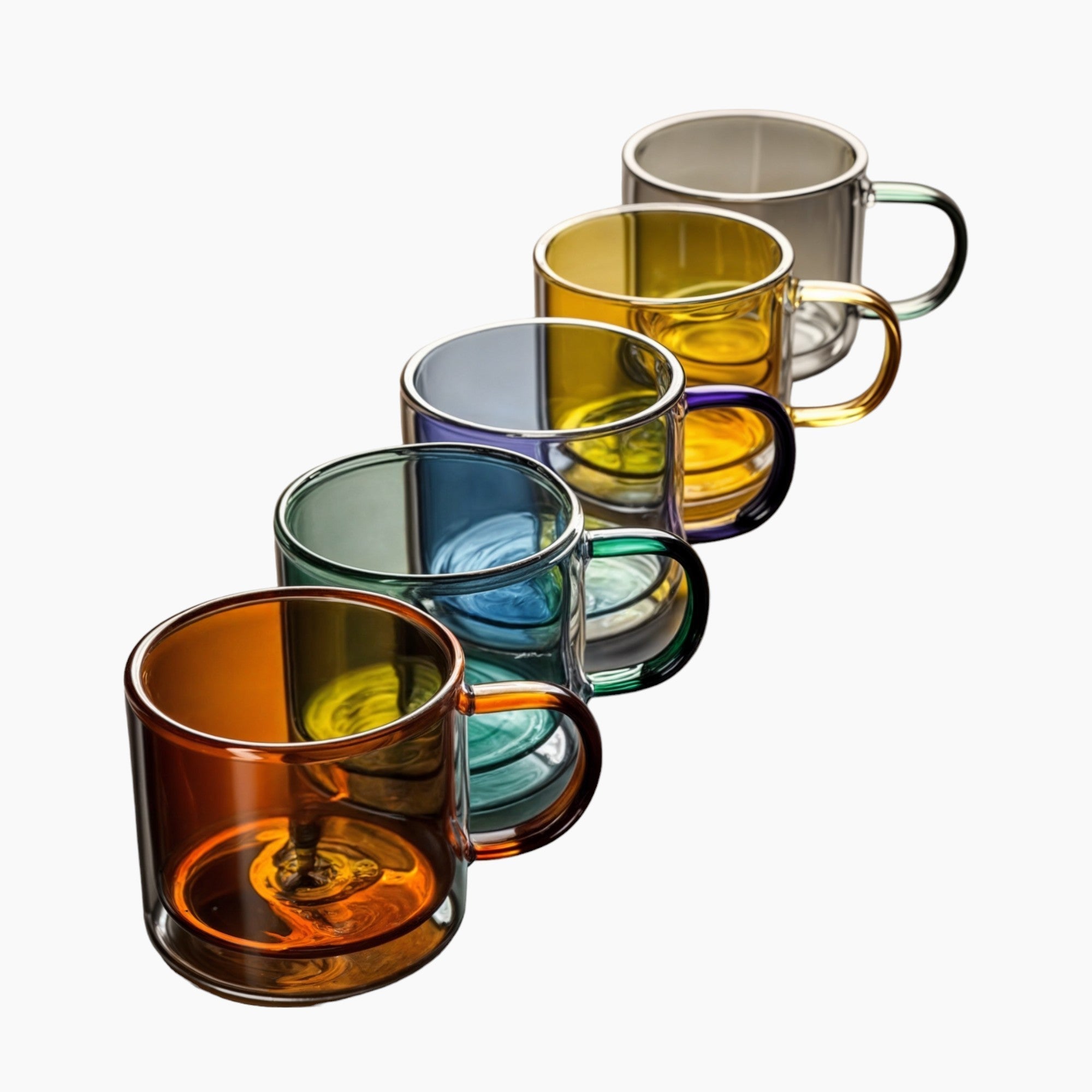 Elegante Suna Bicchieri di Vetro | Bicchieri Stilosi e Sofisticati per una Cena Elegante - - Decor Kitchen Tableware - Concept Palermo