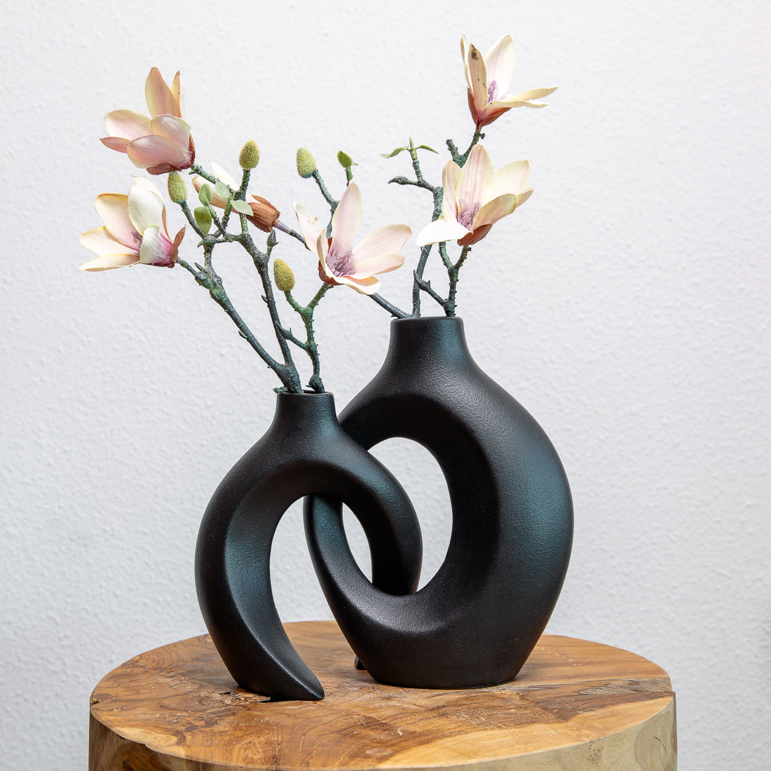 Gleora - Vaso per fiori intrecciati - - keramiek vaas vaas set vazen verweven vaas - Concept Palermo