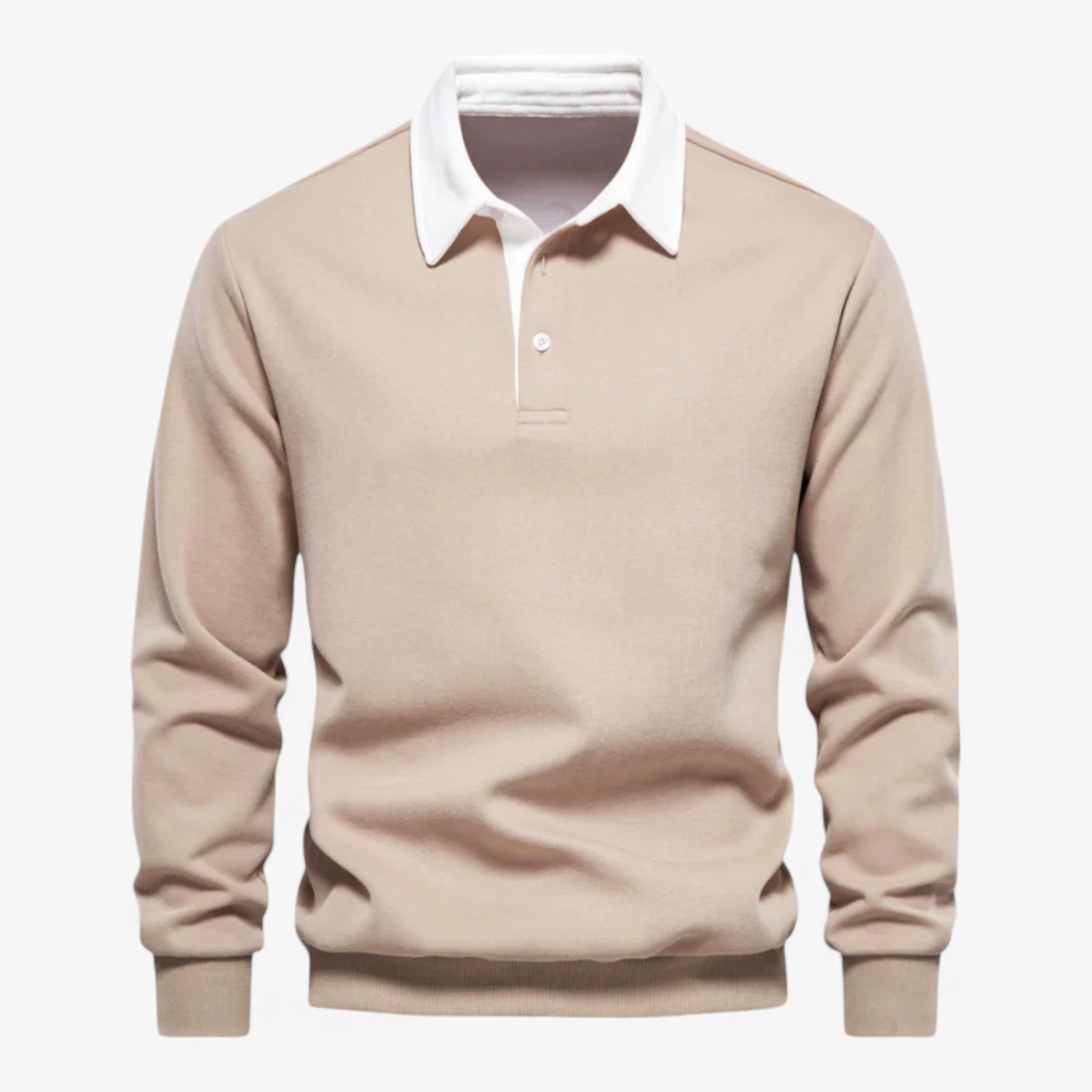 Steve | Maglione Polo Elegante - Khaki - A54 - Concept Palermo