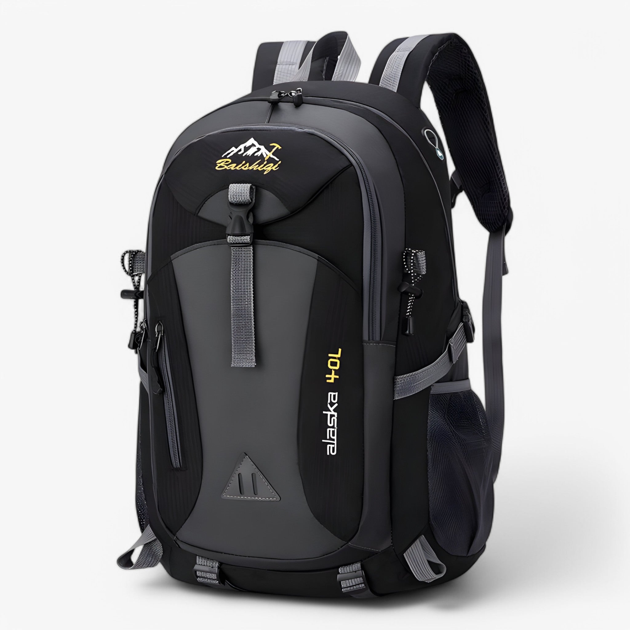 Henry | Zaino Outdoor Impermeabile - Nero 52x30x20cm - Travel Bags - Concept Palermo