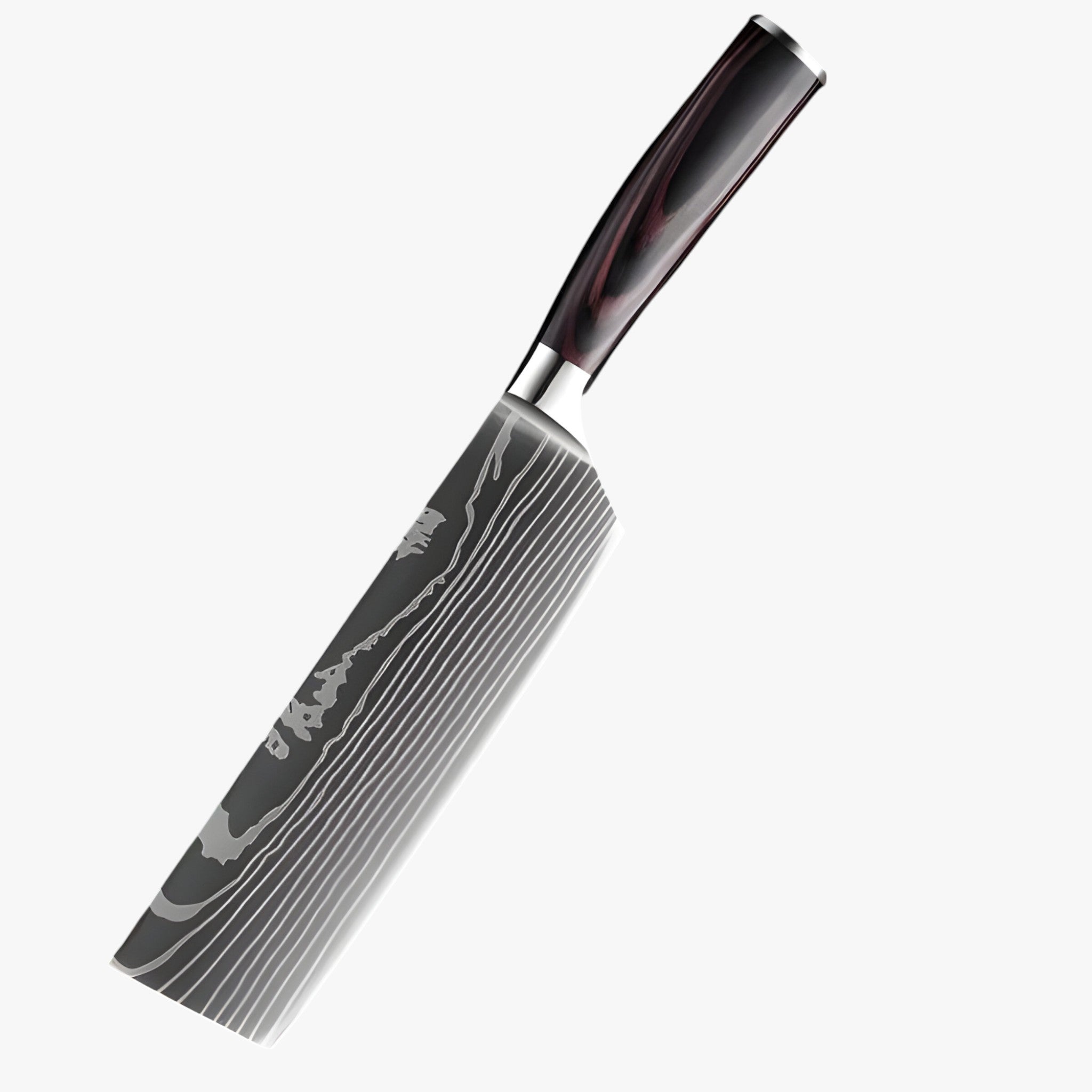 Calla - set di coltelli da cucina giapponesi di alta qualità con motivo damasco - ELETTRICO DA 7" - damascus pattern high-quality knife Japanese knife kitchen knife set Kitchen Knives knife set knives - Concept Palermo