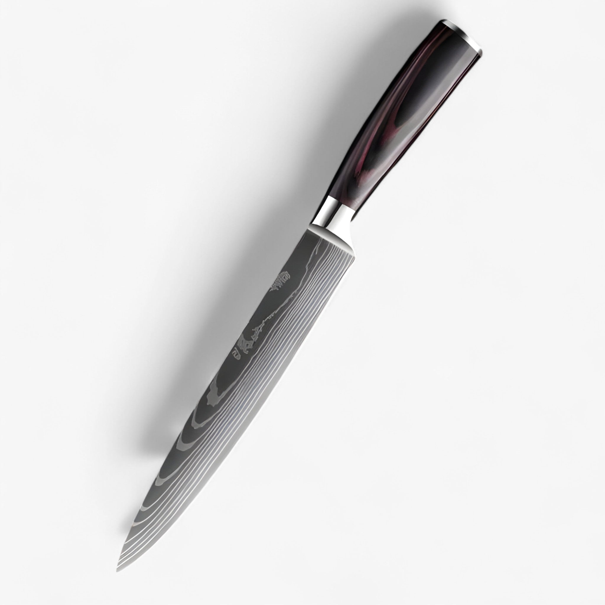 Calla - set di coltelli da cucina giapponesi di alta qualità con motivo damasco - COLTELLO DA CARNE DA 8" - damascus pattern high-quality knife Japanese knife kitchen knife set Kitchen Knives knife set knives - Concept Palermo