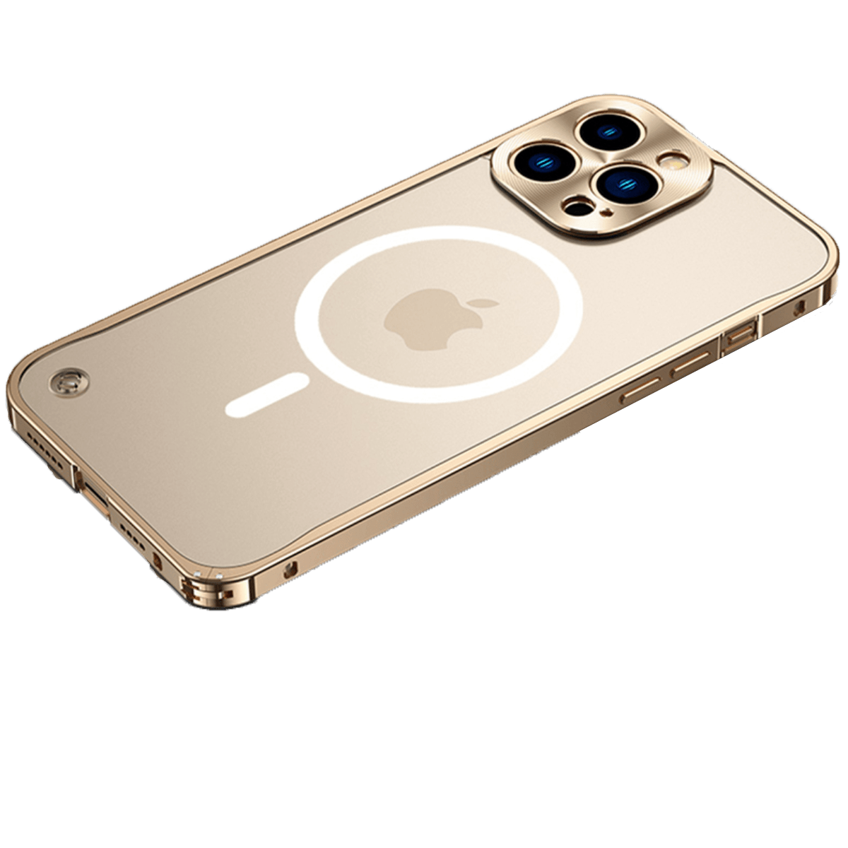 iSafe™ | Custodia in alluminio MagSafe - Oro - iPhone case Luxe iPhone Case - Concept Palermo