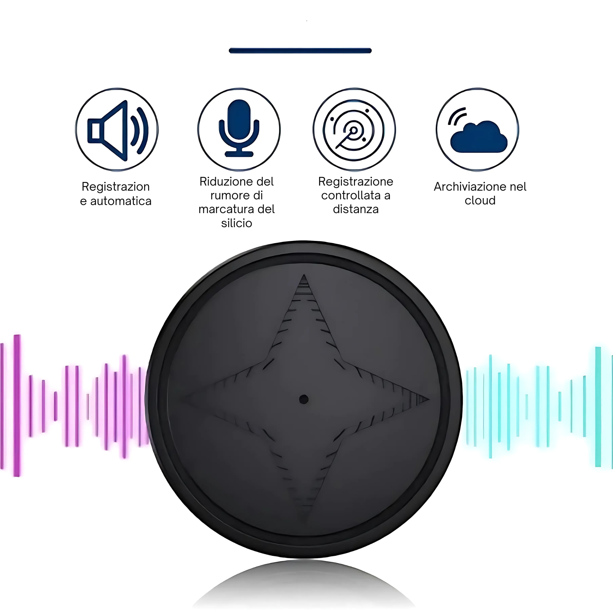 EasyTrack - Piccolo tracker GPS senza fili con montaggio magnetico - - new - Concept Palermo