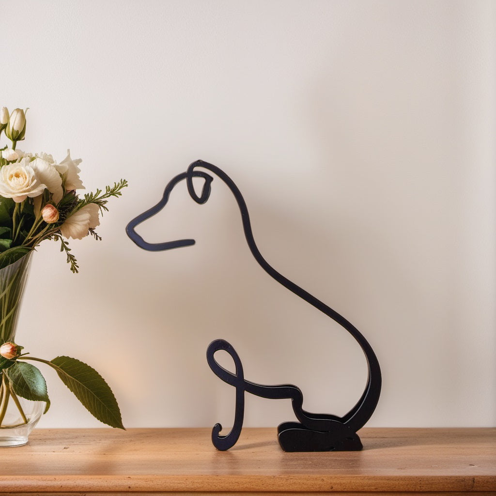 Samisa - Sculture astratte di cani - Terrier - showvariant - Concept Palermo