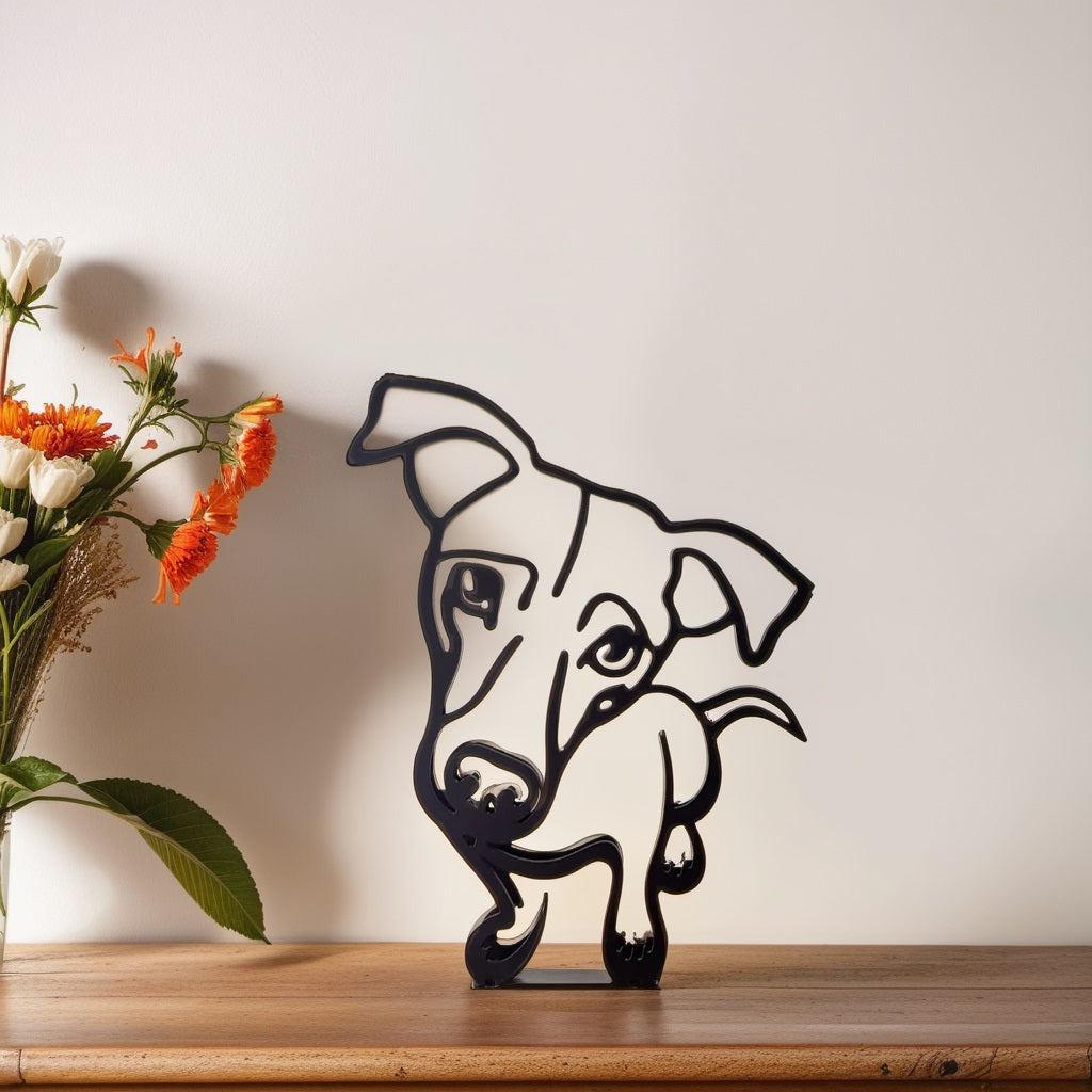 Samisa - Sculture astratte di cani - Jack Russell - showvariant - Concept Palermo
