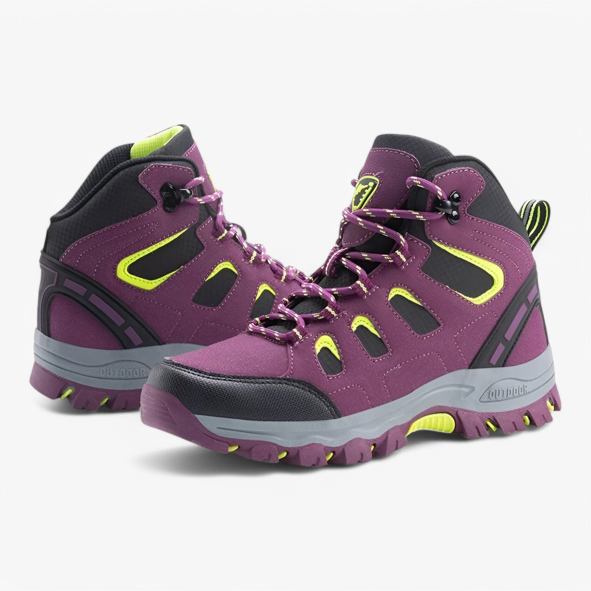 Scarpe da trekking con suola esterna antiscivolo - Viola 37 - hiking boots hiking shoes - Concept Palermo