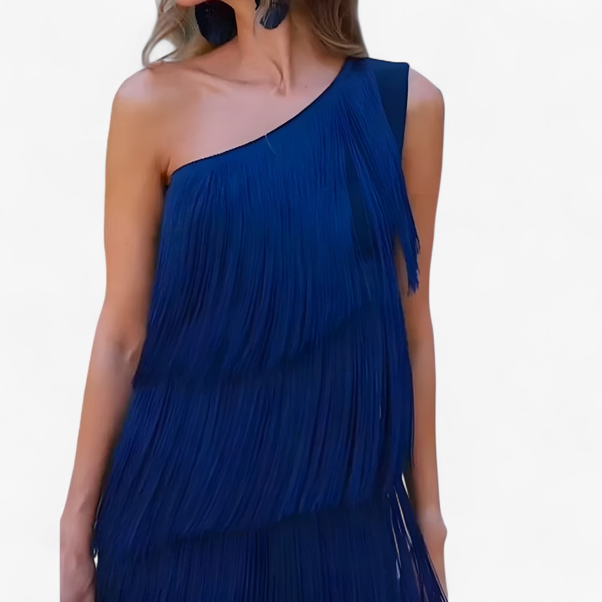Liana | Abito Elegante con Frange – Movimento Che Incanta a Ogni Passo - - abito da ballo abito da festa abito elegante donna look da sera vestito con frange vestito glamour - Concept Palermo