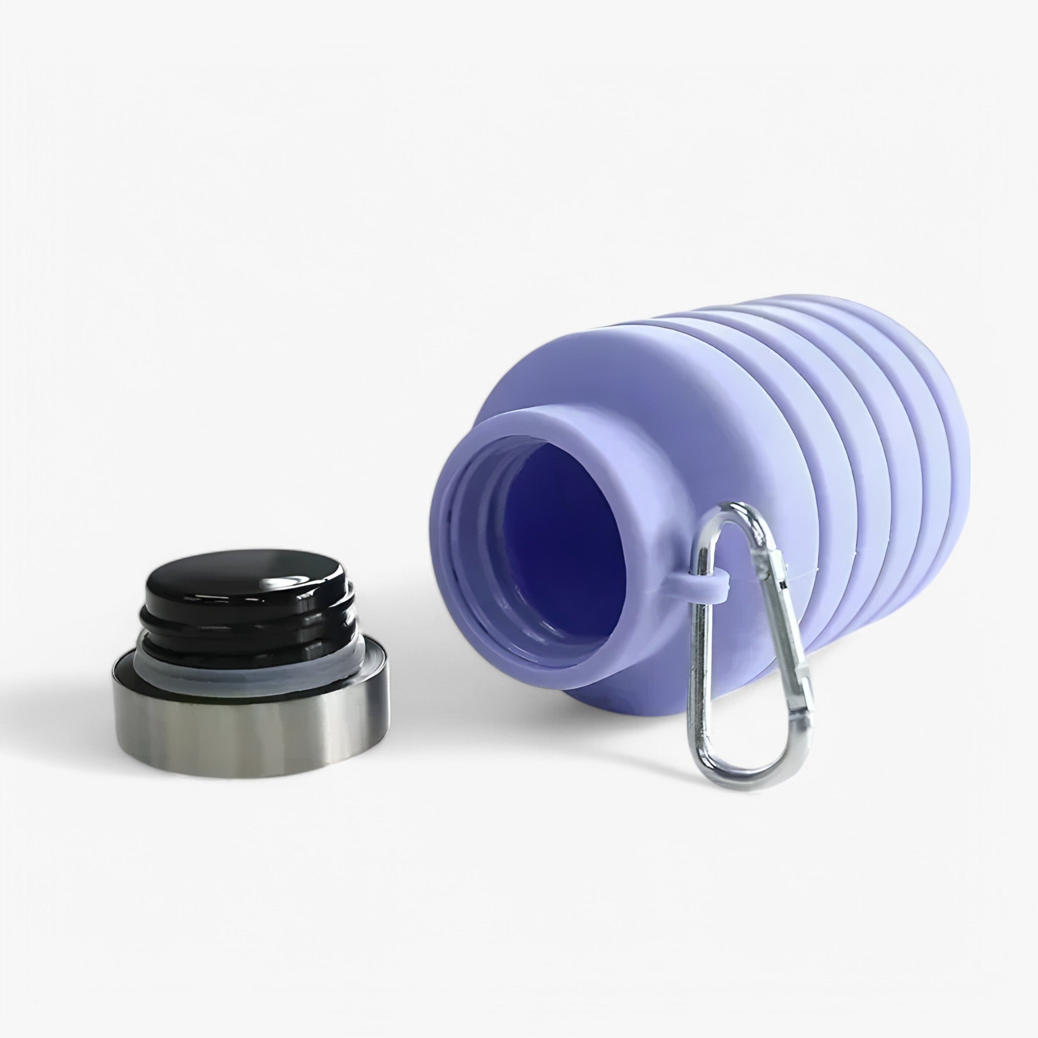 Borraccia in silicone pieghevole da 500ml - - 500ml silicone water bottle - Concept Palermo
