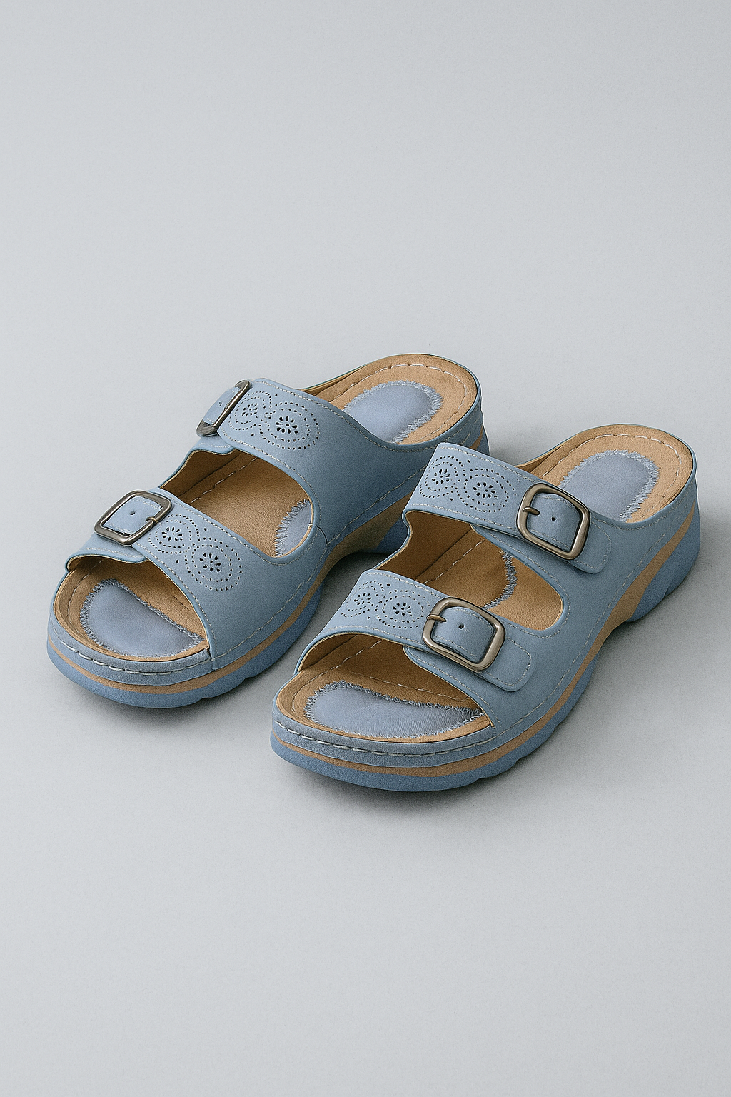 Onnelee | Sandali Ortopedici per Uomo con Attacchi Comodità Estiva - Azzurro chiaro - New Arrivals Sandals Spring/Summer Women Women shoes - Concept Palermo