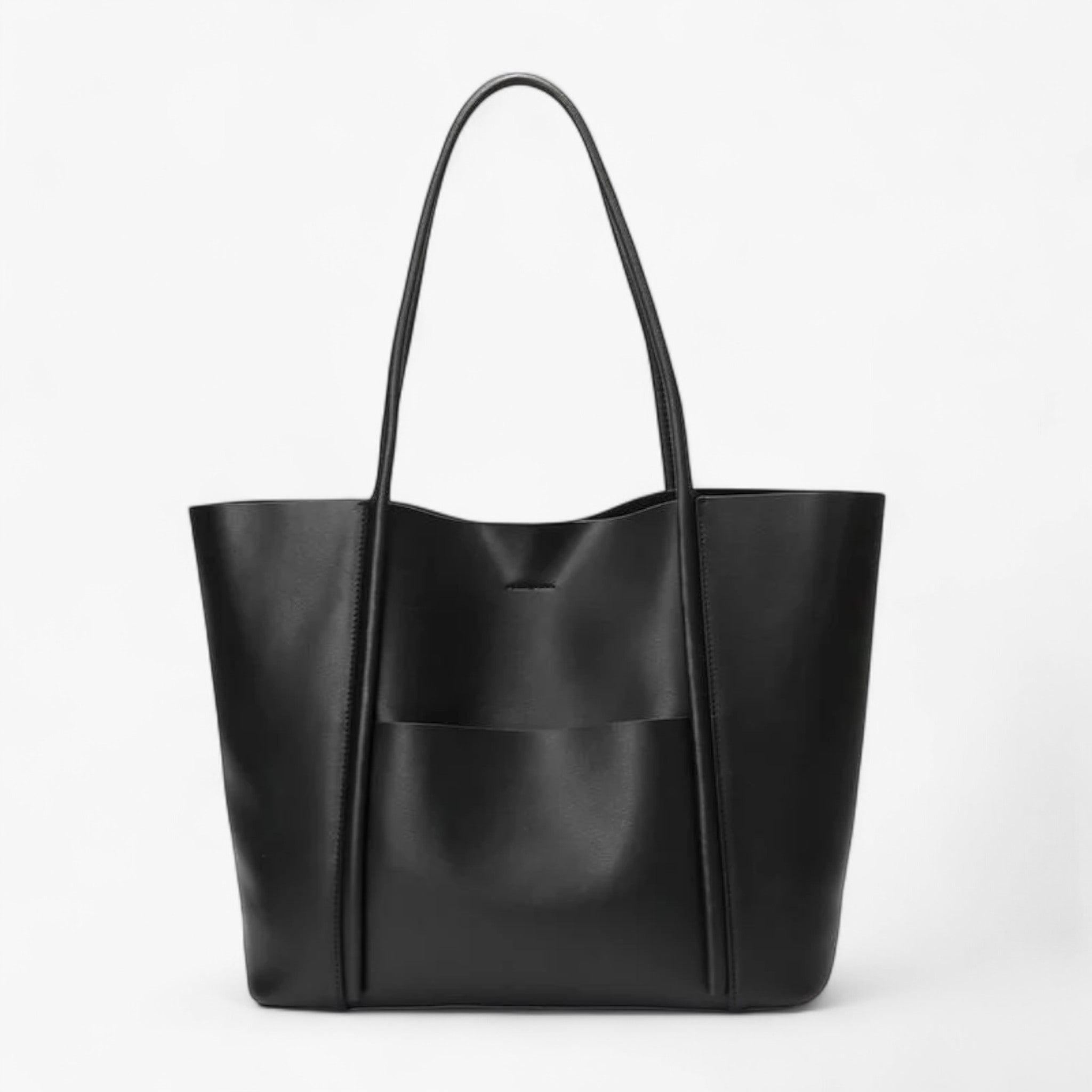 Borsa Stella con manici superiori - Nero - Bags handbags Shoulder Bags women bags Women's handbags - Concept Palermo