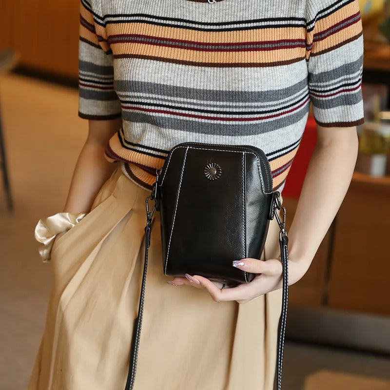 LeatherBag™ - Custodia per cellulare - - Bags Shoulder Bags women bags womens wallet - Concept Palermo