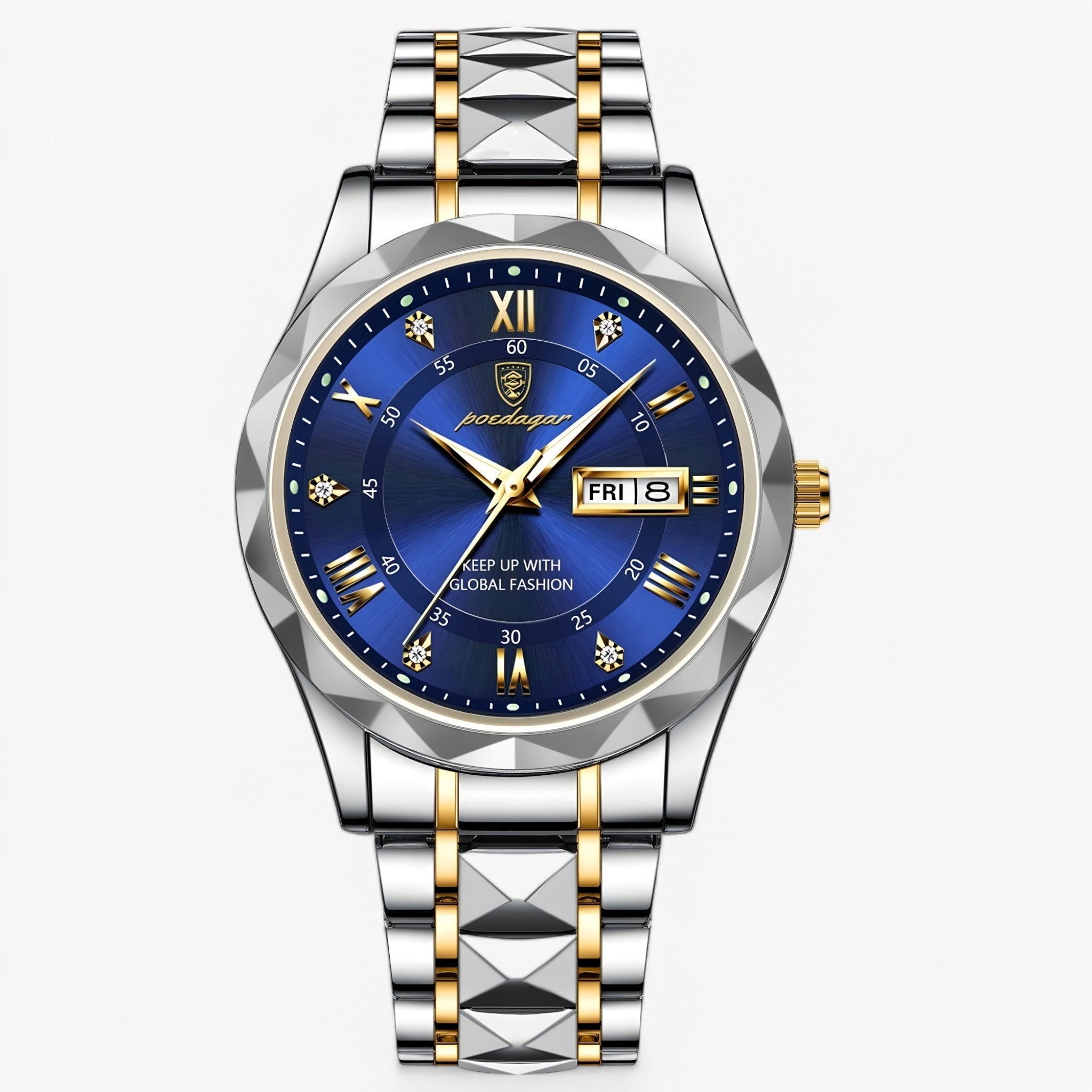Livio™ | Orologi da polso di lusso per uomini - Azzurro Argento - watches WATCHES FOR MEN wistwatches - Concept Palermo