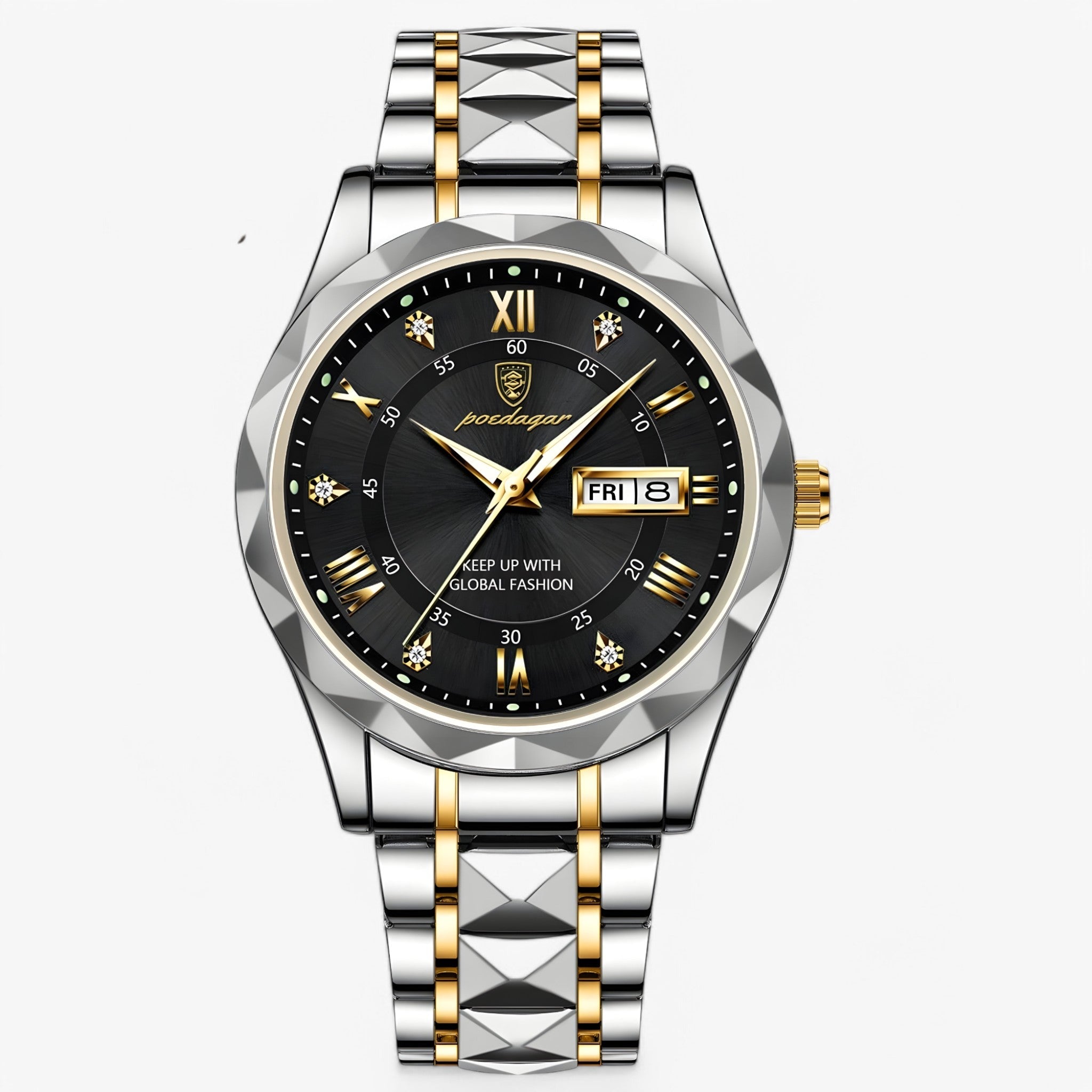 Livio™ | Orologi da polso di lusso per uomini - Argento Nero - watches WATCHES FOR MEN wistwatches - Concept Palermo