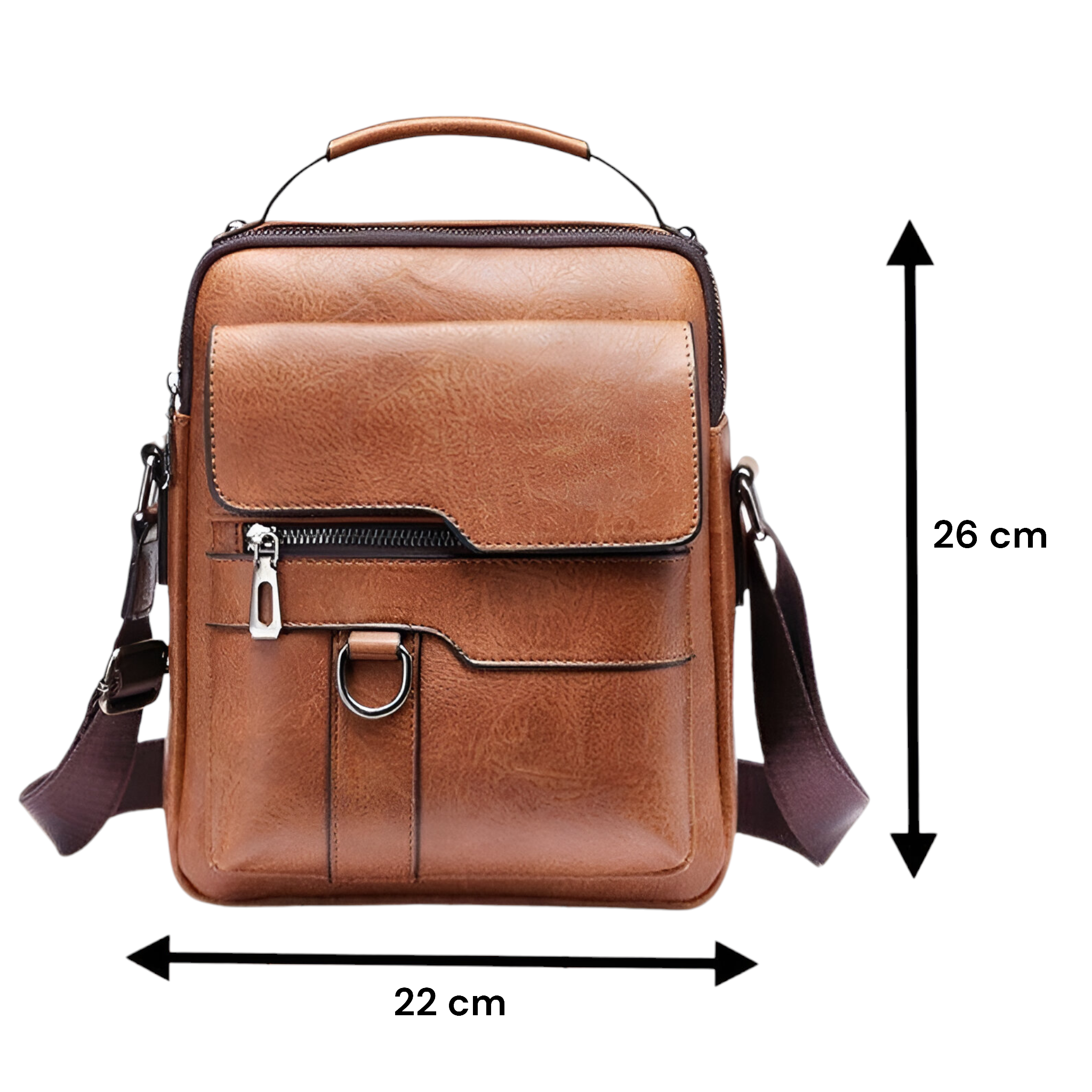 Borsa a tracolla LuxeLeather™ - Moderna ed elegante - - Heren collectie Old (Google) old_google - Concept Palermo