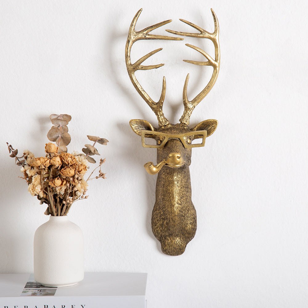 Frankie la testa di cervo Montaggio a parete - - home home decor - Concept Palermo